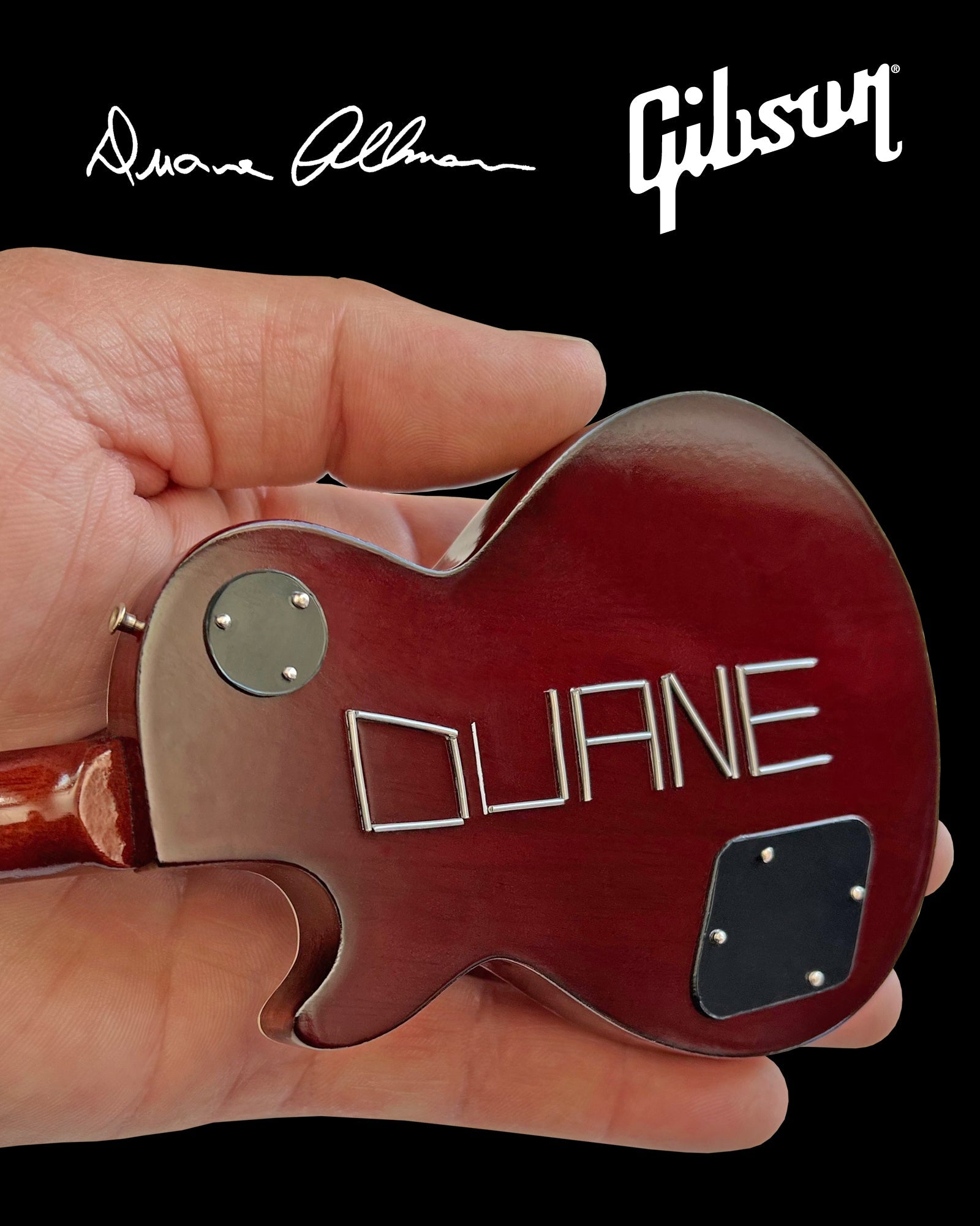 Duane Allman SET OF 3 Gibson Les Paul Signature Mini Guitar Models - Randy's LLC
