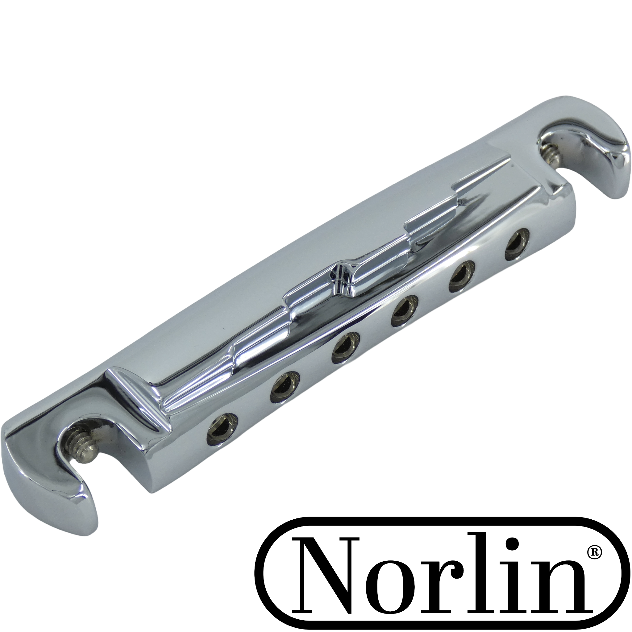 CNC Billet Aluminum Ridged Compensated "Lightning" Stop Bar for Gibson® & Epiphone® Guitars - Randy's LLC