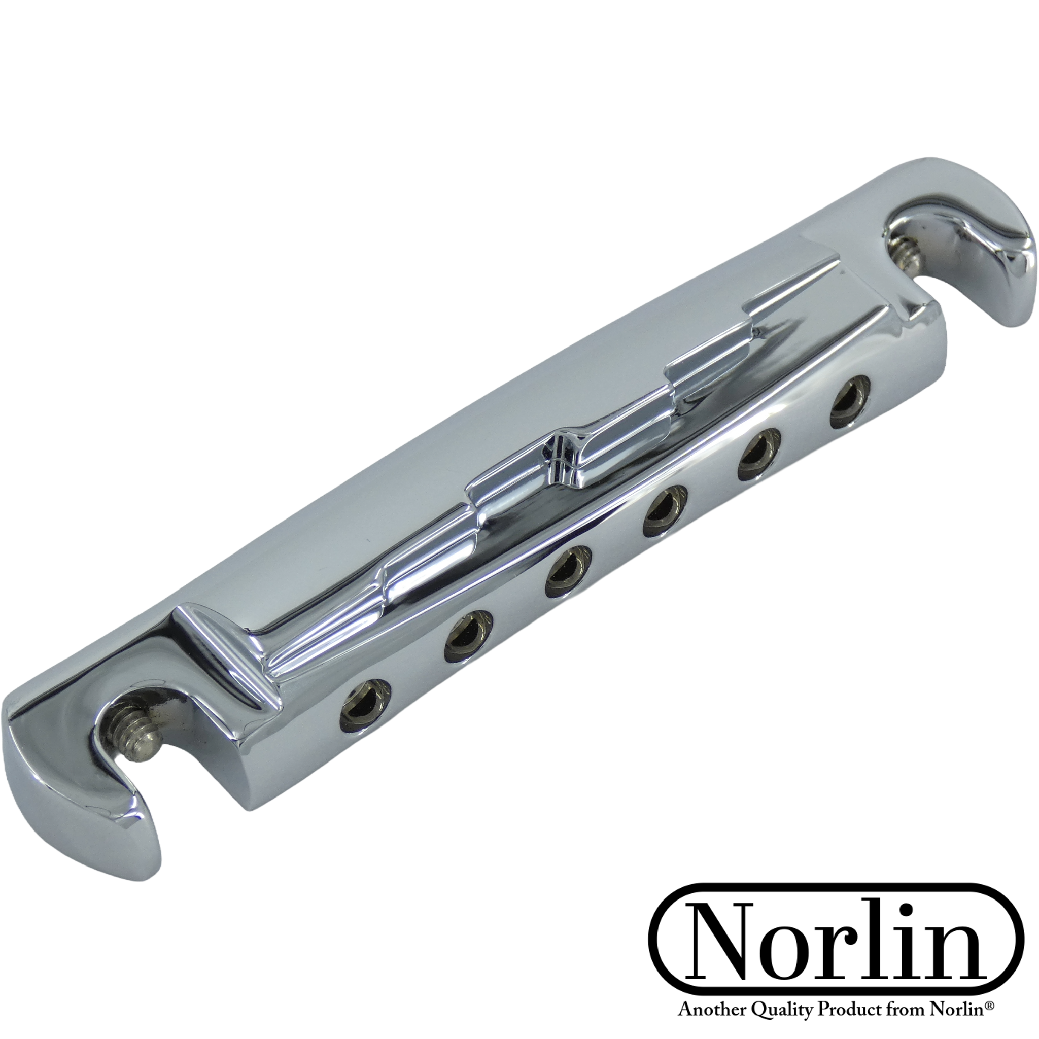 CNC Billet Aluminum Ridged Compensated "Lightning" Stop Bar for Gibson® & Epiphone® Guitars - Randy's LLC