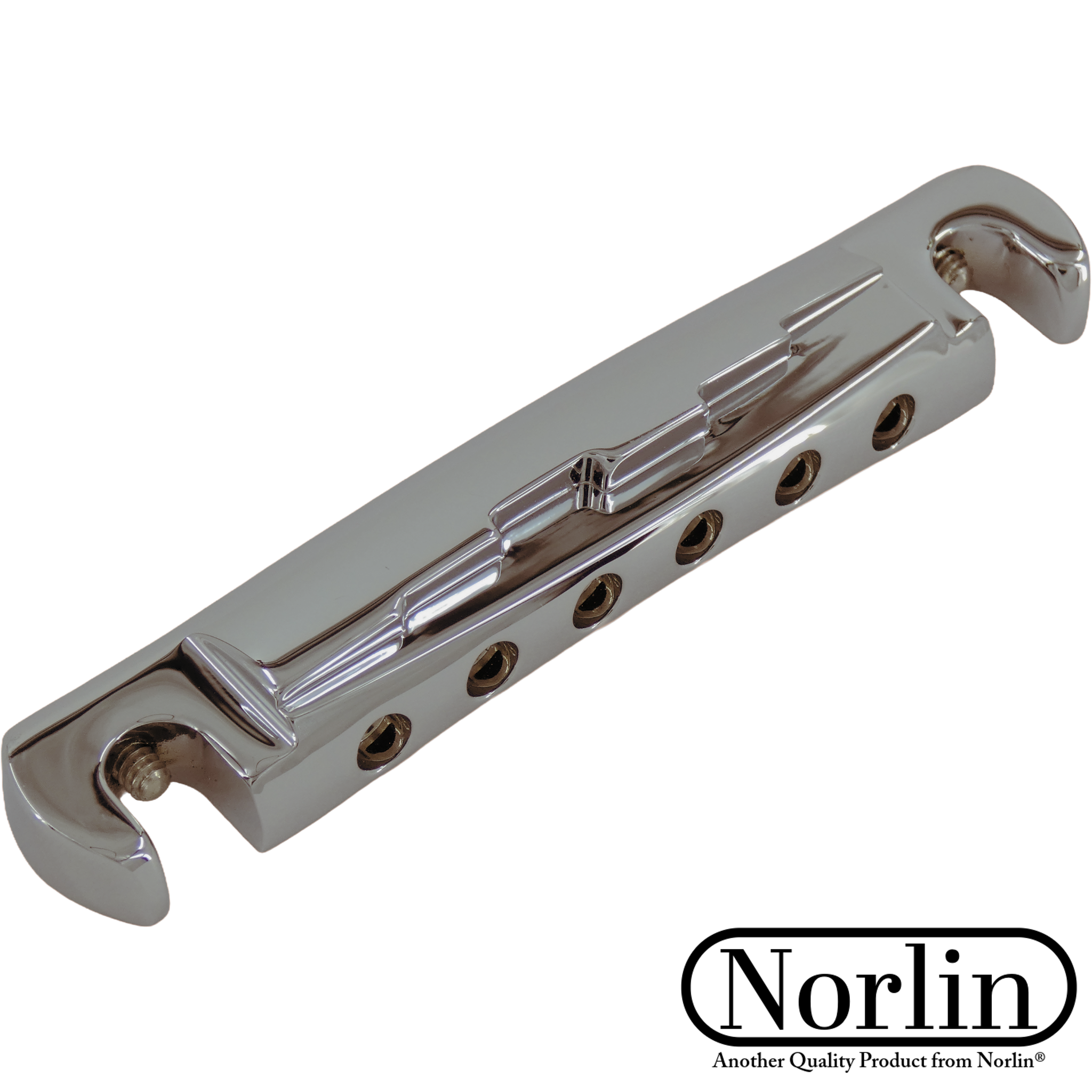 CNC Billet Aluminum Ridged Compensated "Lightning" Stop Bar for Gibson® & Epiphone® Guitars - Randy's LLC