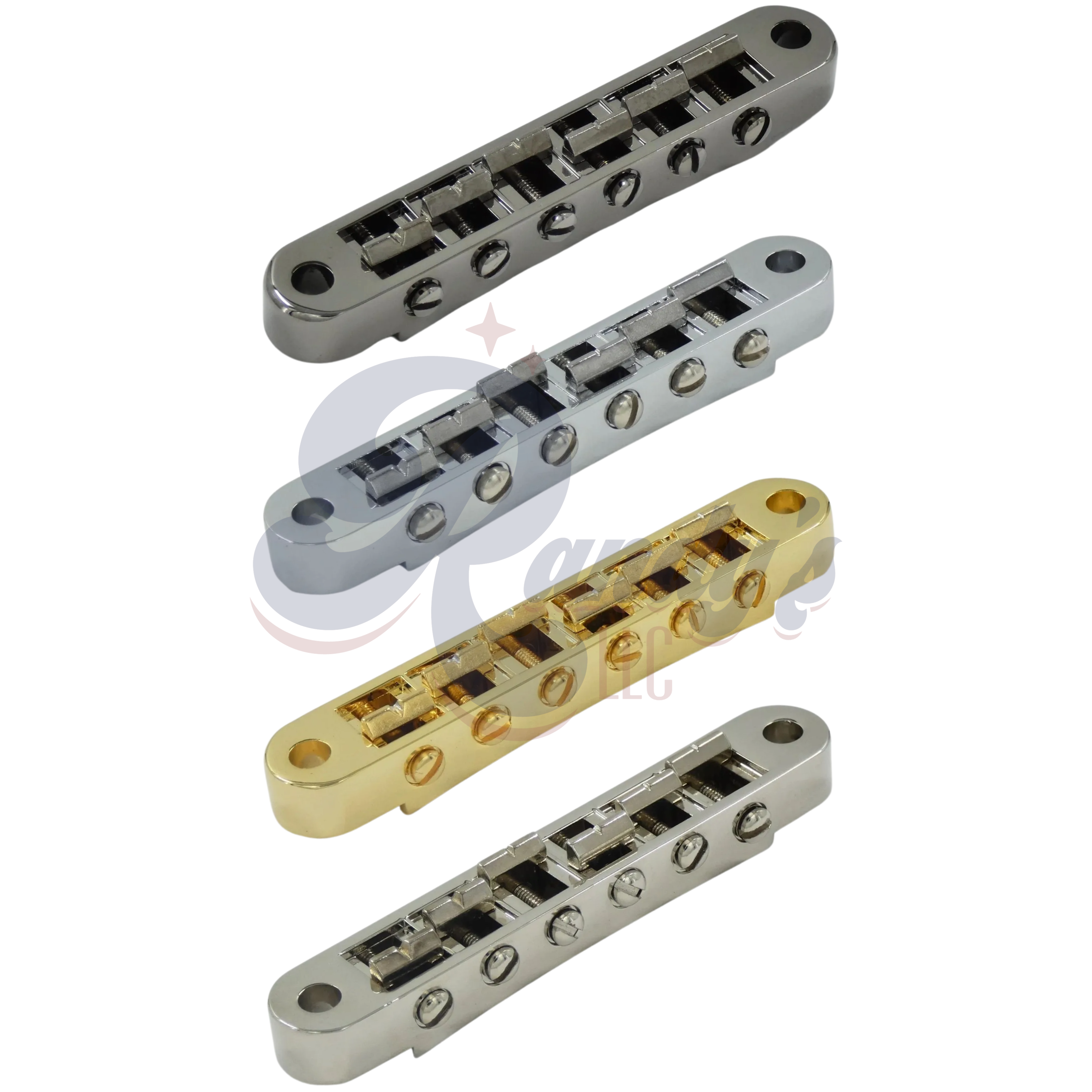 Advanced Plating (Contemporary Series) Nashville Tune-O-Matic Bridge - Fits Gibson® - Randy's LLC
