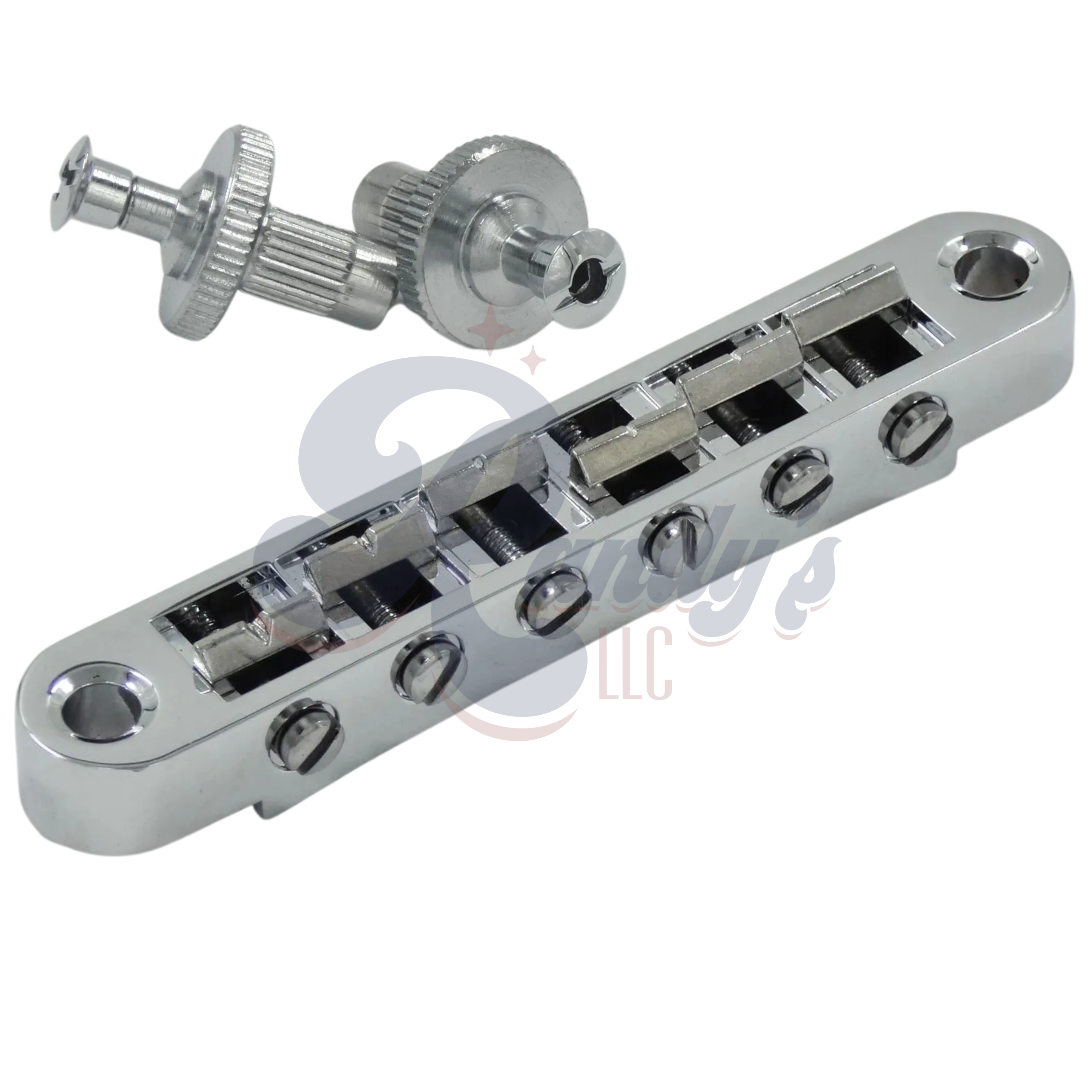 Advanced Plating | "Pinnacle Series" Tune-O-Matic TOM Locking Bridge & Posts (Zinc)- Fits Gibson® HP High Performance - Randy's LLC