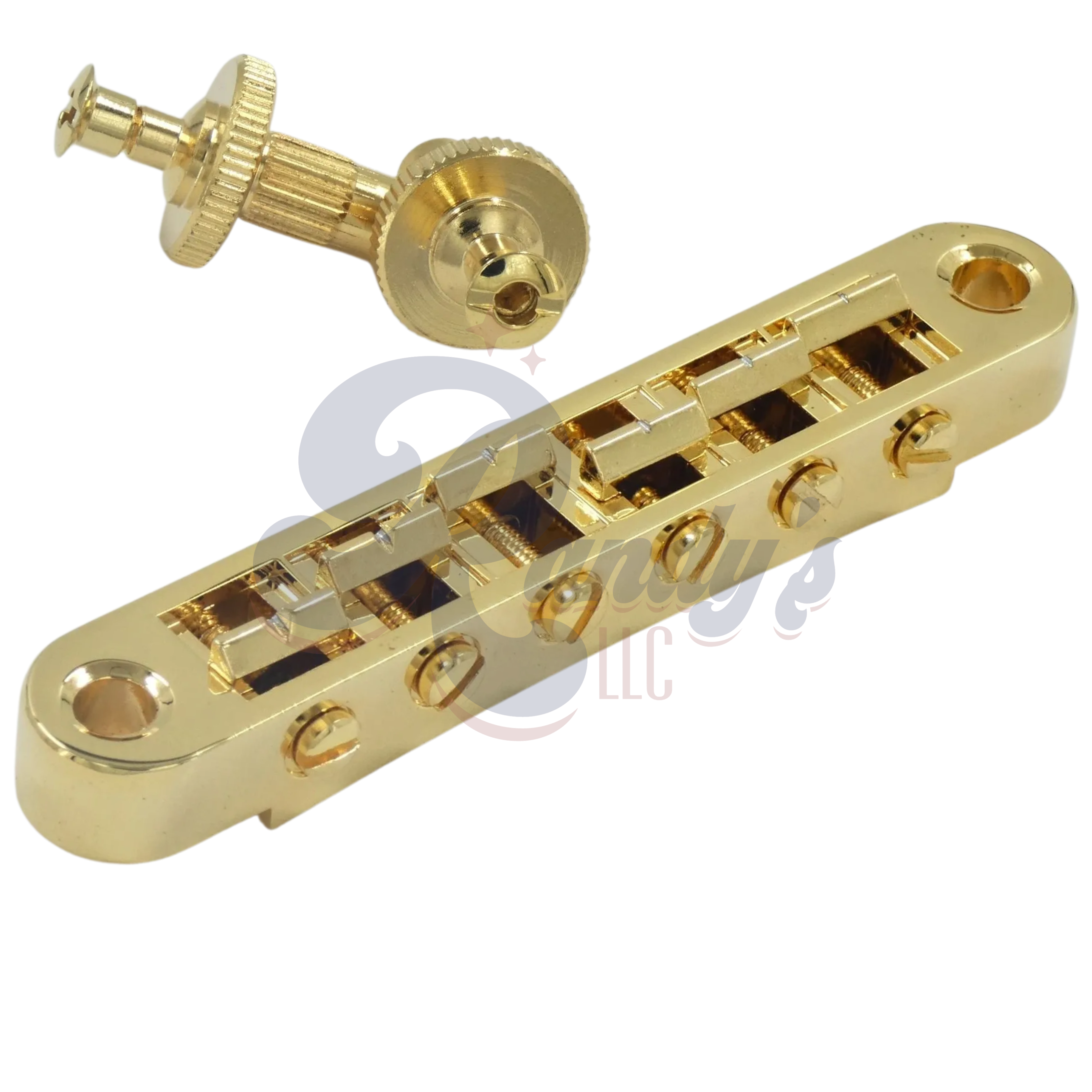 Advanced Plating | "Pinnacle Series" Tune-O-Matic TOM Locking Bridge & Posts (Zinc)- Fits Gibson® HP High Performance - Randy's LLC