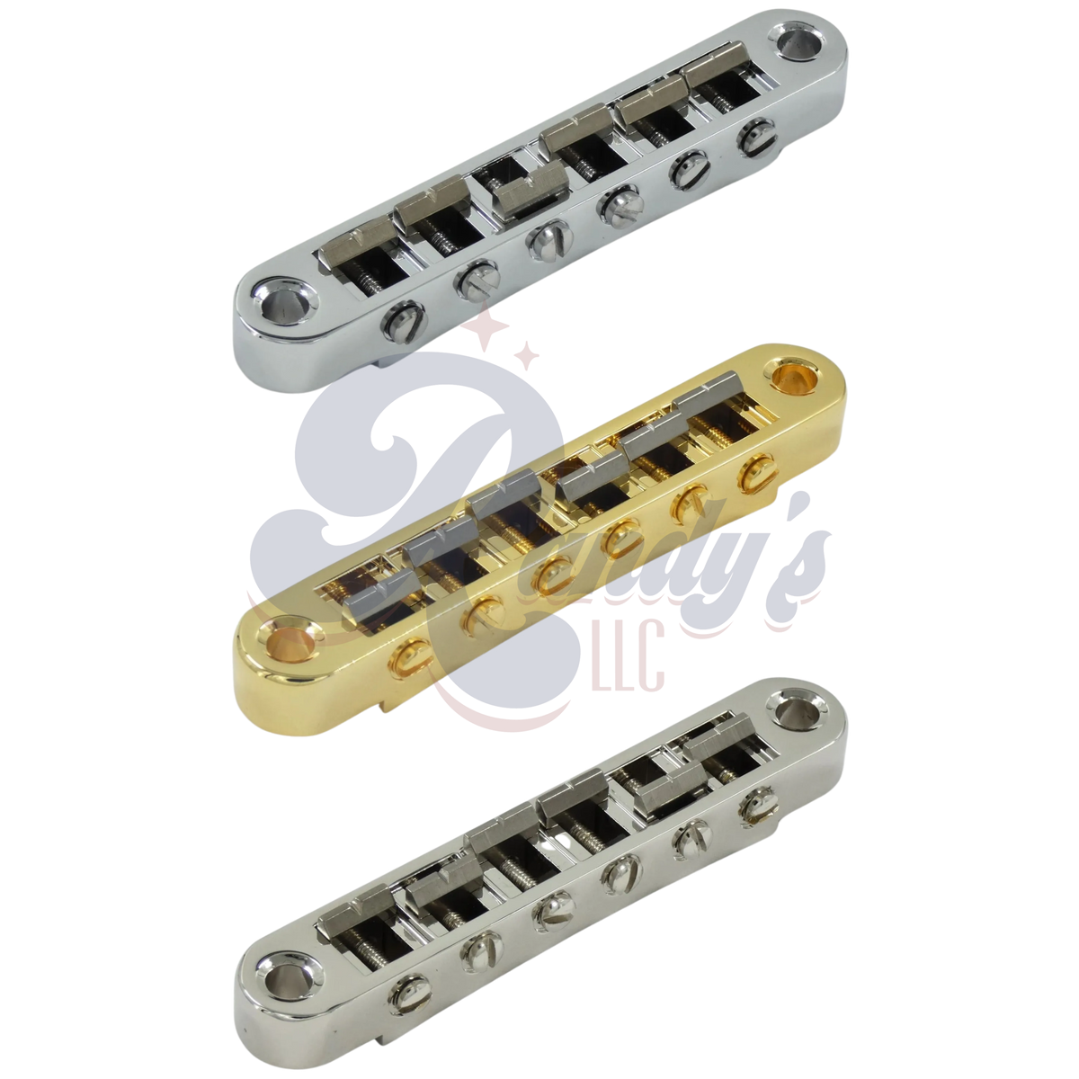 Mount Api Pinnacle Advanced Plating Inc (API) Pinnacle Tune-O-Matic TOM ロッキング ブリッジ & ポスト ...