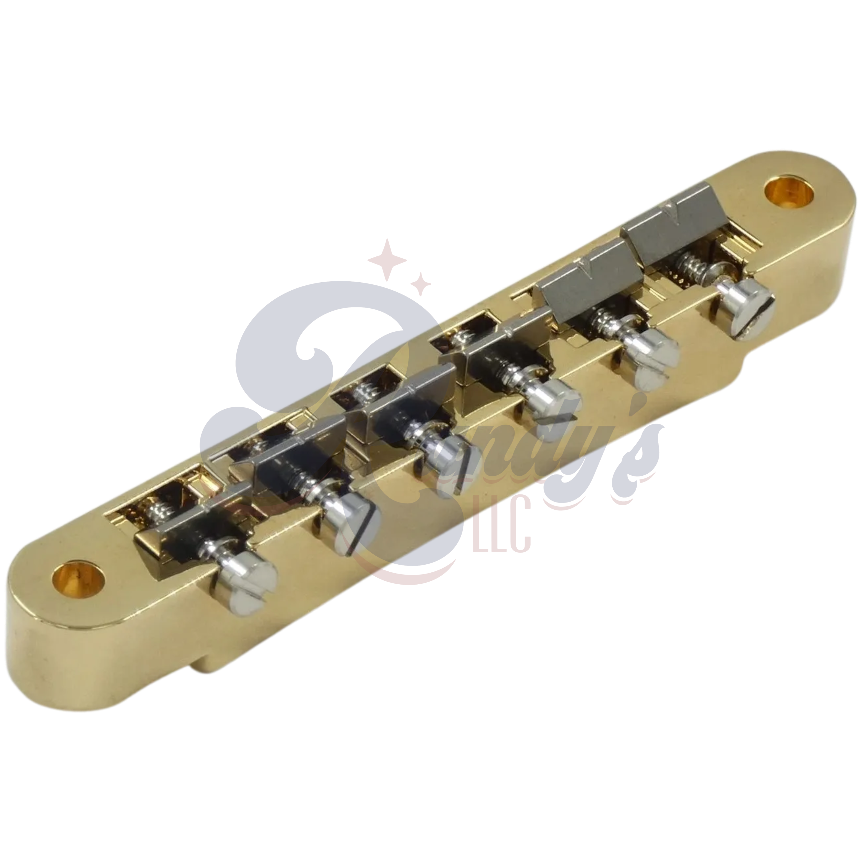 Advanced Plating | ABR-1 Bridge w/ Notched Titanium Saddles - Fits Gibson® - Randy's LLC