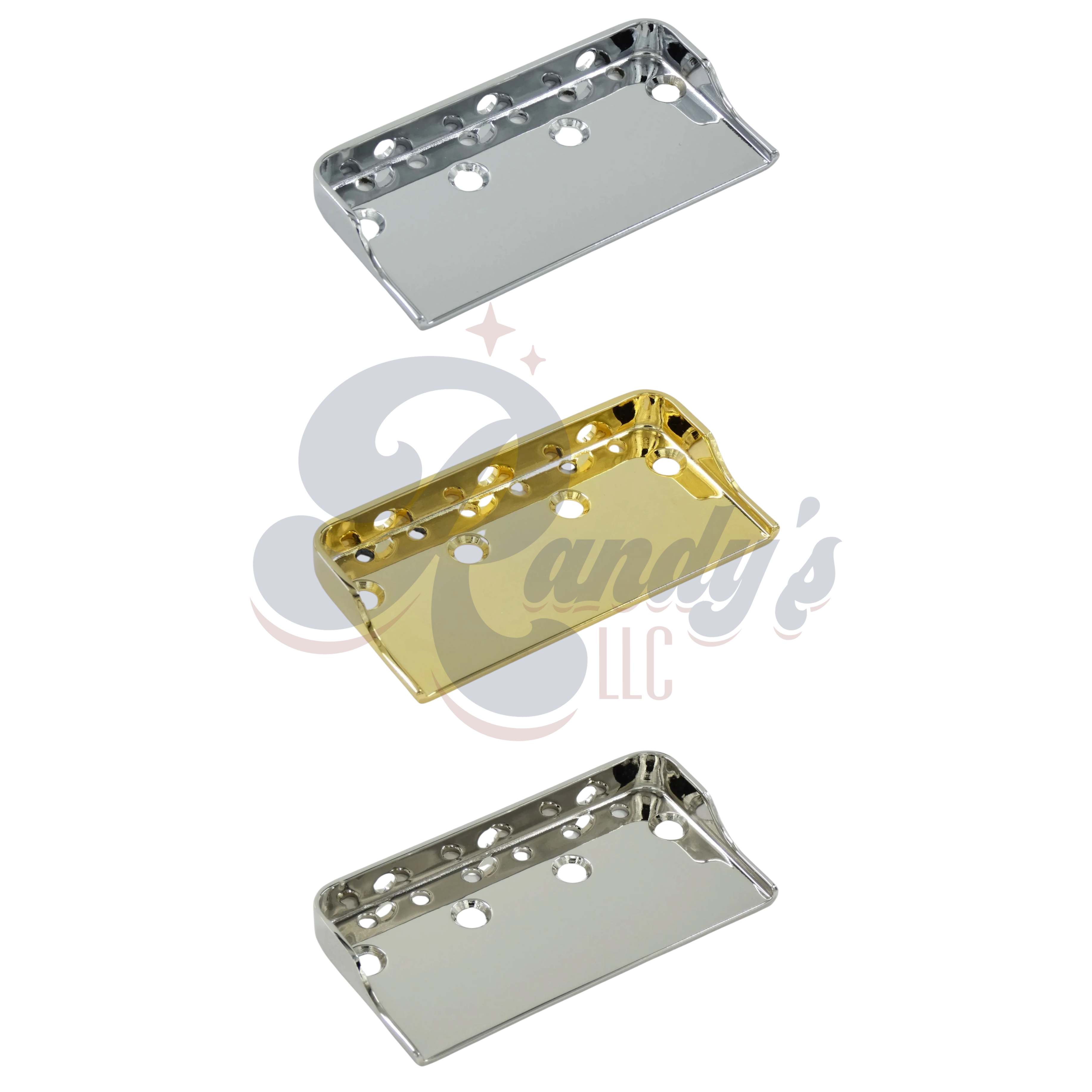 Advanced Plating | ½ Telecaster® Bridge Plate w/ Cutaway Sides - Fits Fender® CLOSEOUT - Randy's LLC