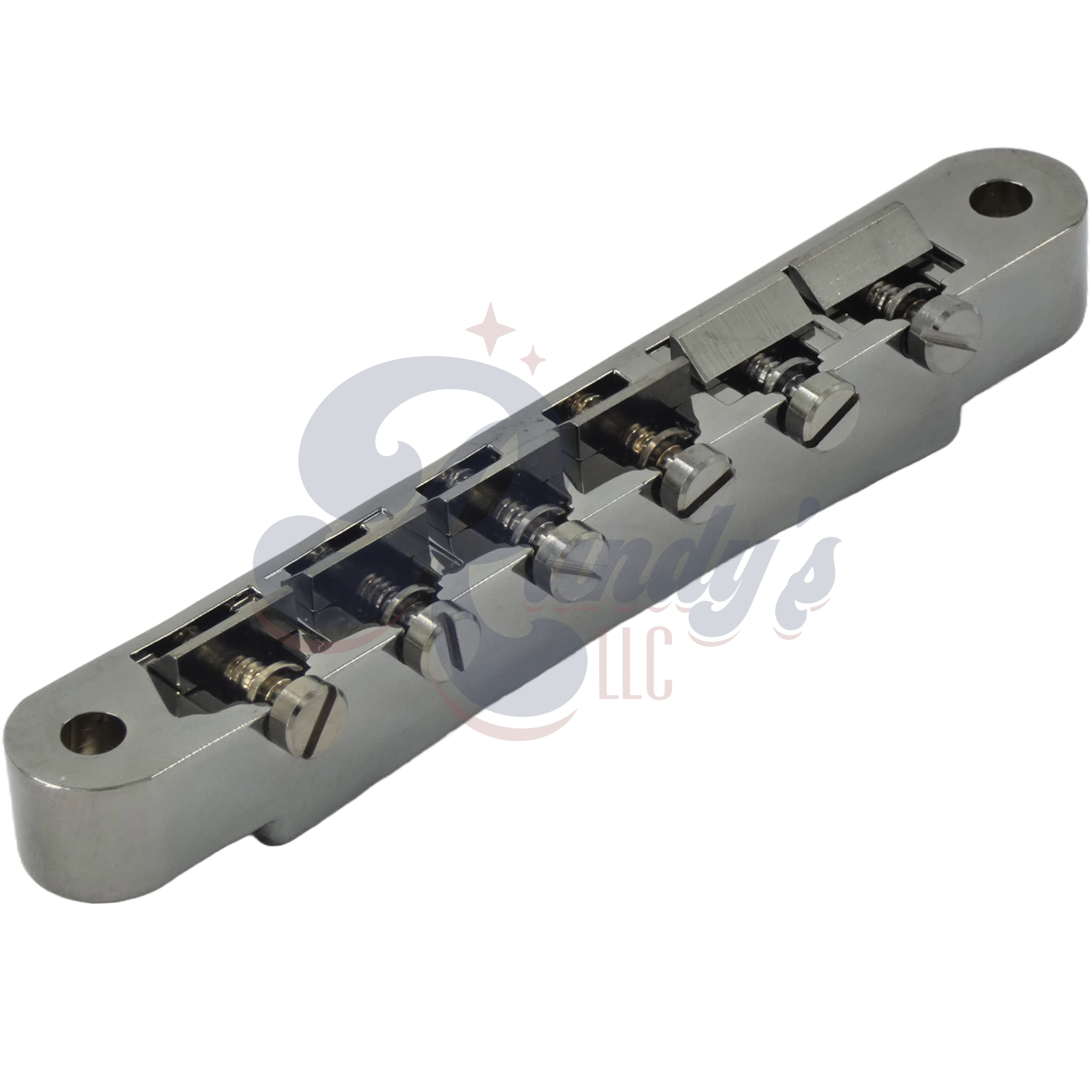 Advanced Plating (Vintage Series) ABR-1 Bridge w/ Plated Brass Saddles - Fits Gibson® - Randy's LLC