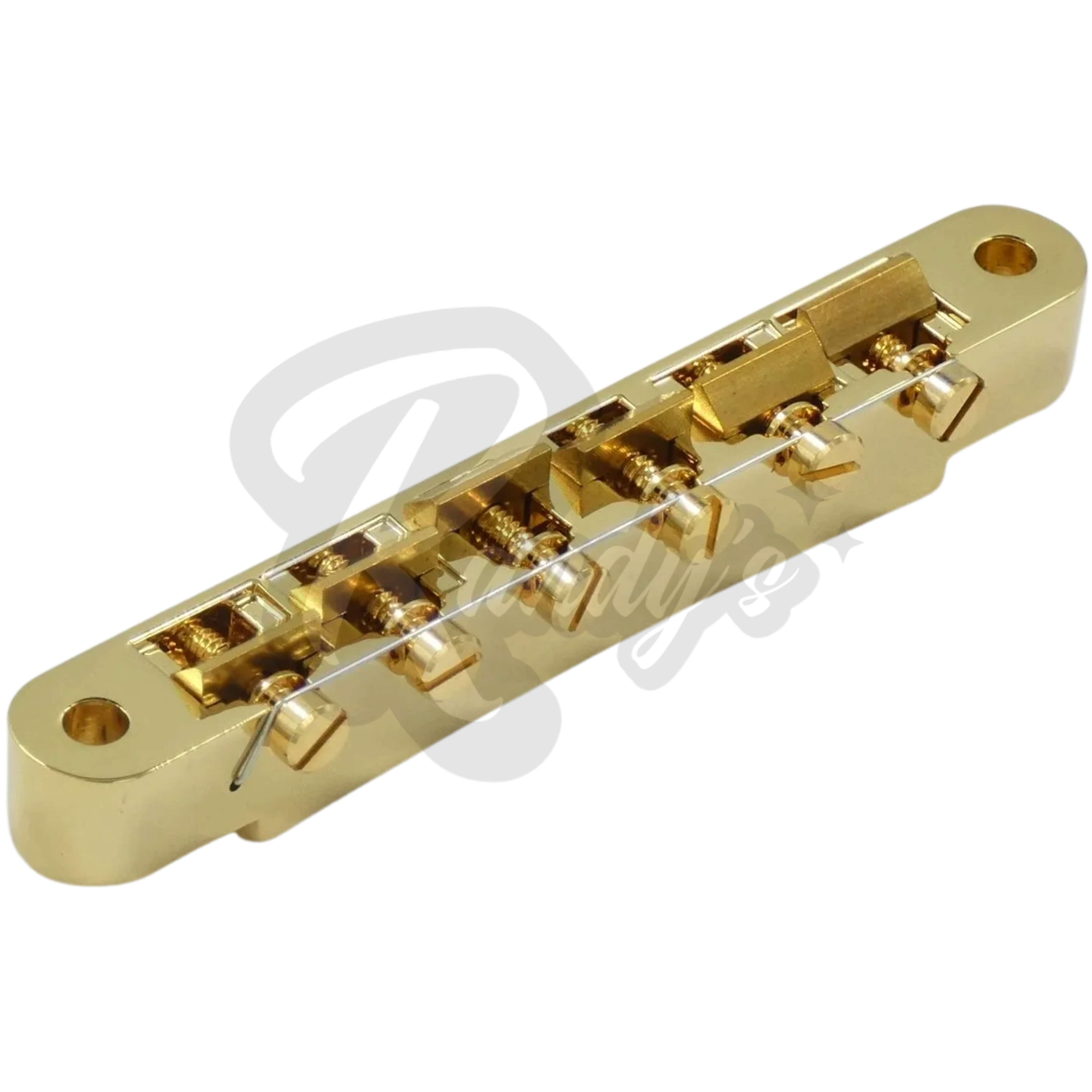 ABR-1 Bridge w/ Raw Brass Saddles (Wired) - Fits Gibson® - Randy's LLC