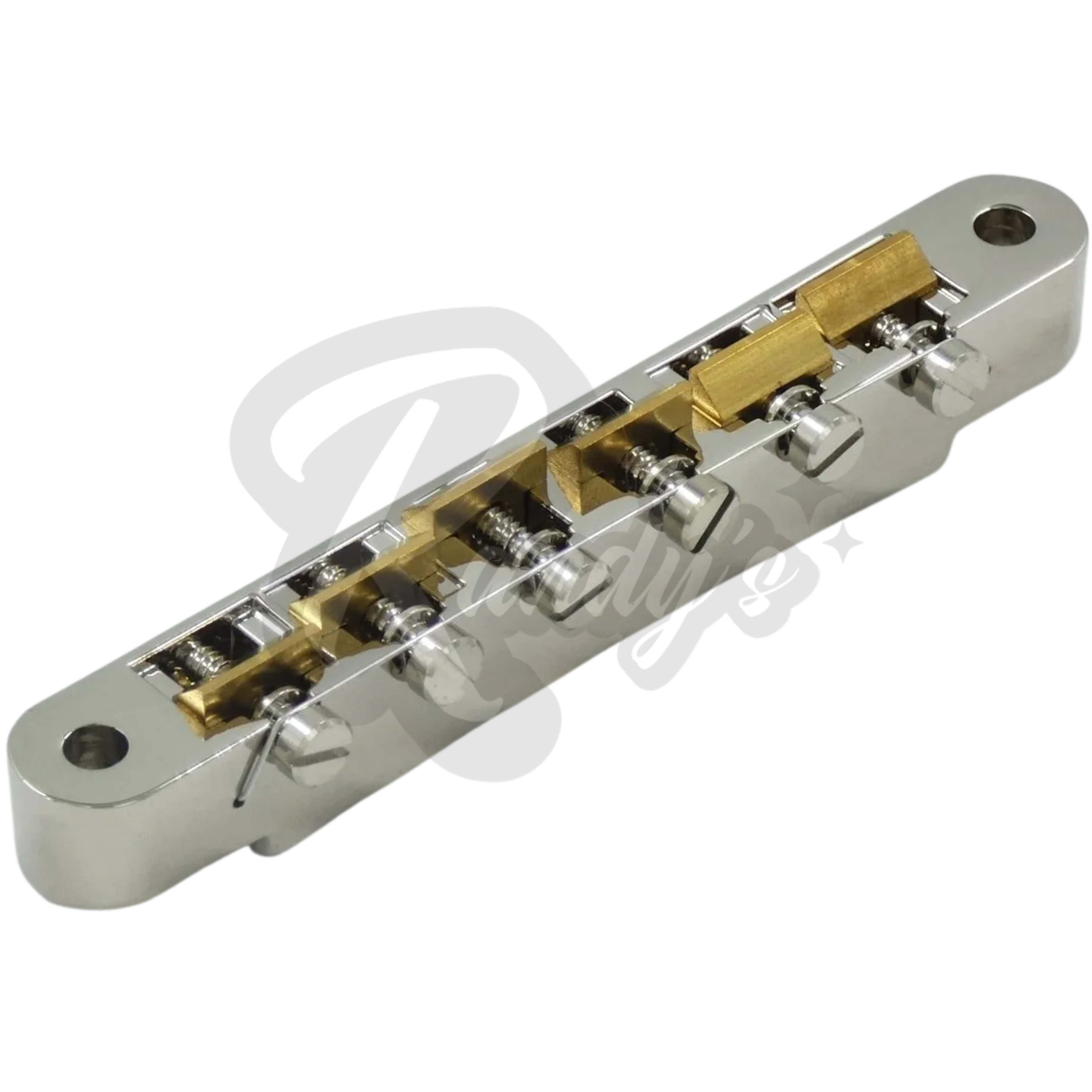 ABR-1 Bridge w/ Raw Brass Saddles (Wired) - Fits Gibson® - Randy's LLC