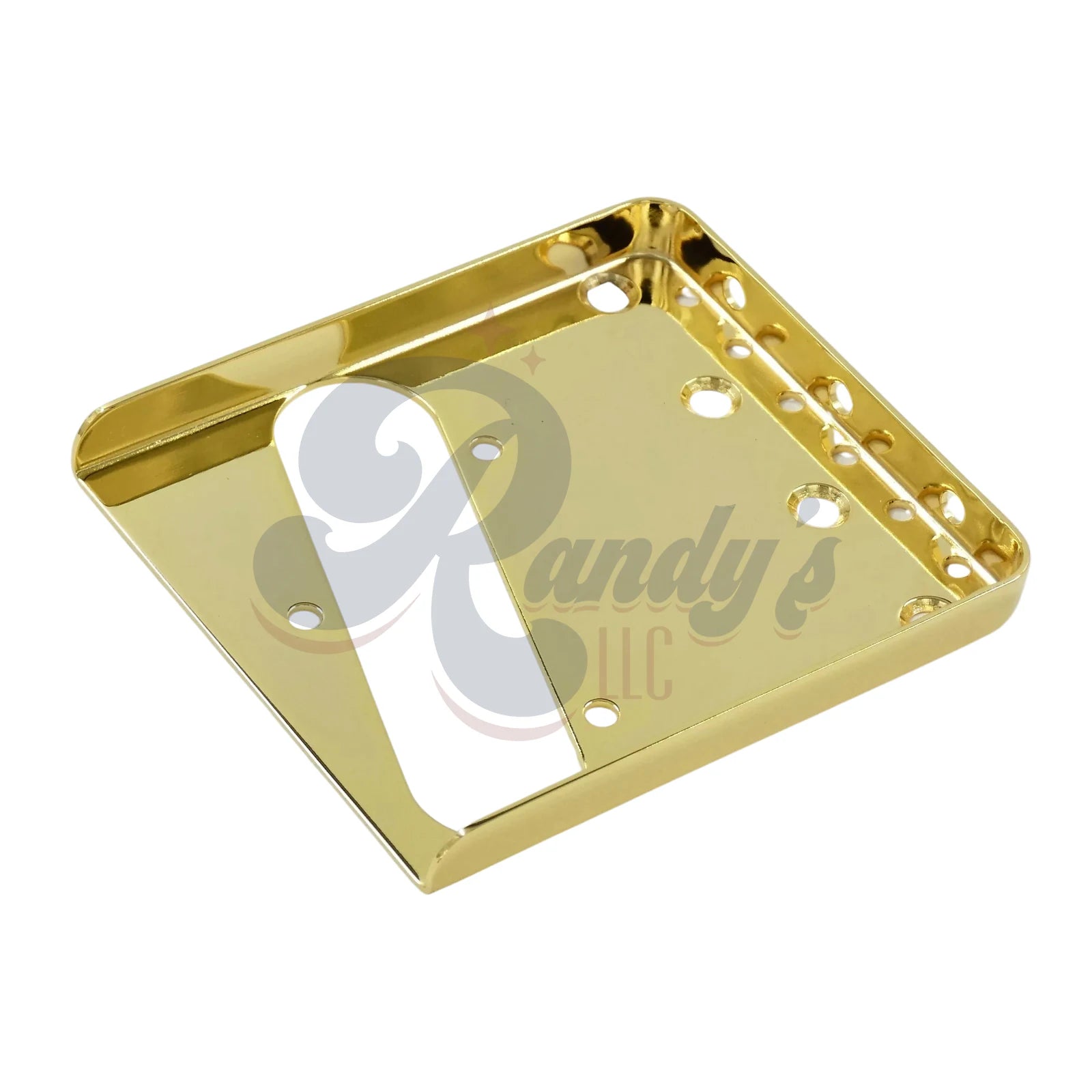 Advanced Plating | Vintage-Style Full Wall Telecaster® Bridge Plate - Fits Fender® Tele® CLOSEOUT - Randy's LLC