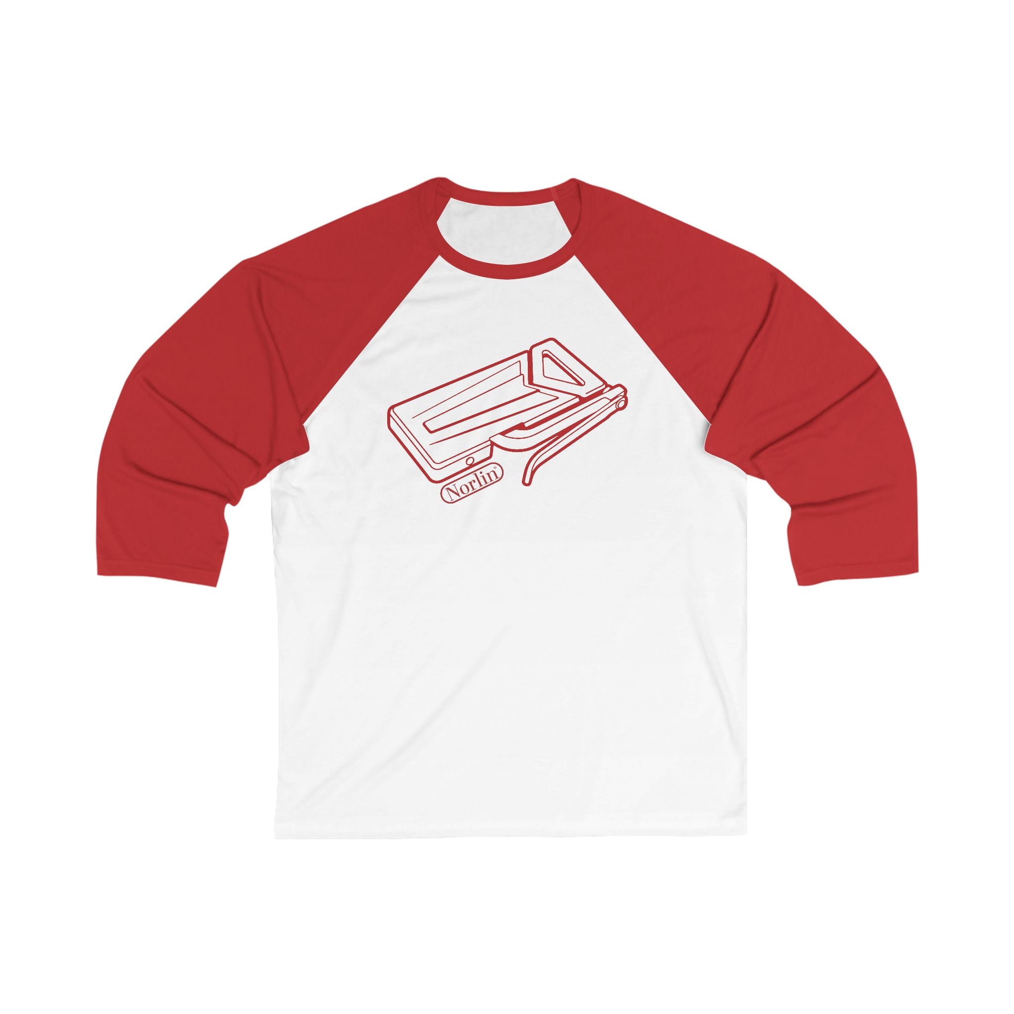 3\4 Sleeve Sideways Tremolo Baseball T-Shirt - Randy's LLC