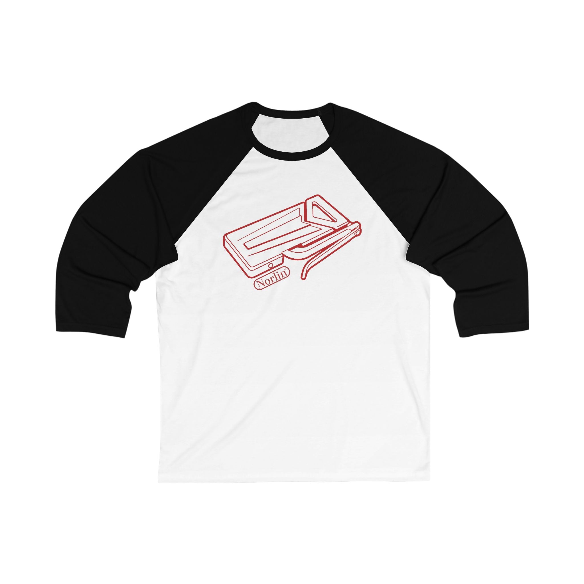 3\4 Sleeve Sideways Tremolo Baseball T-Shirt - Randy's LLC