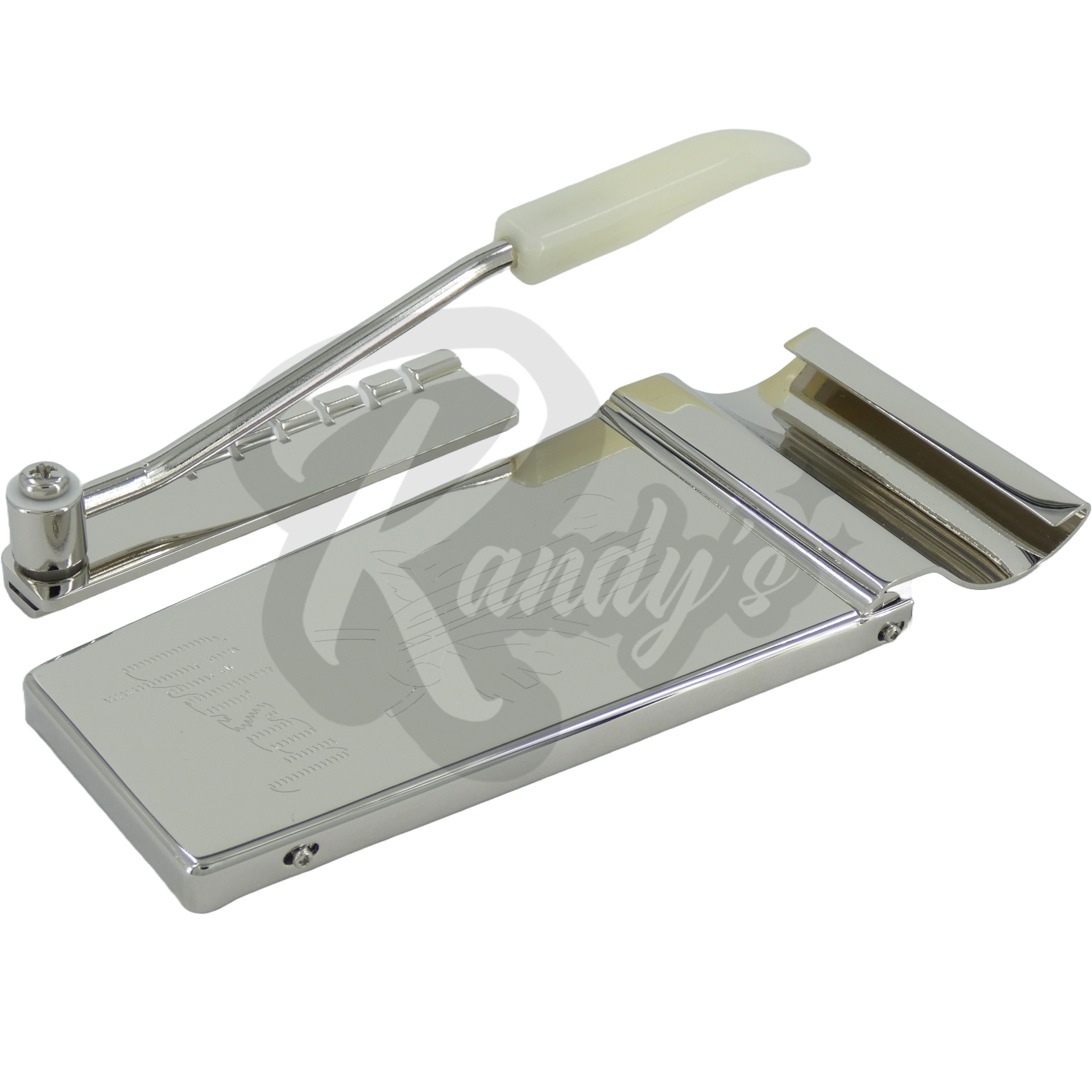 Long Engraved Lyre Tremolo Vibrato Tailpiece (CNC) - Fits Gibson