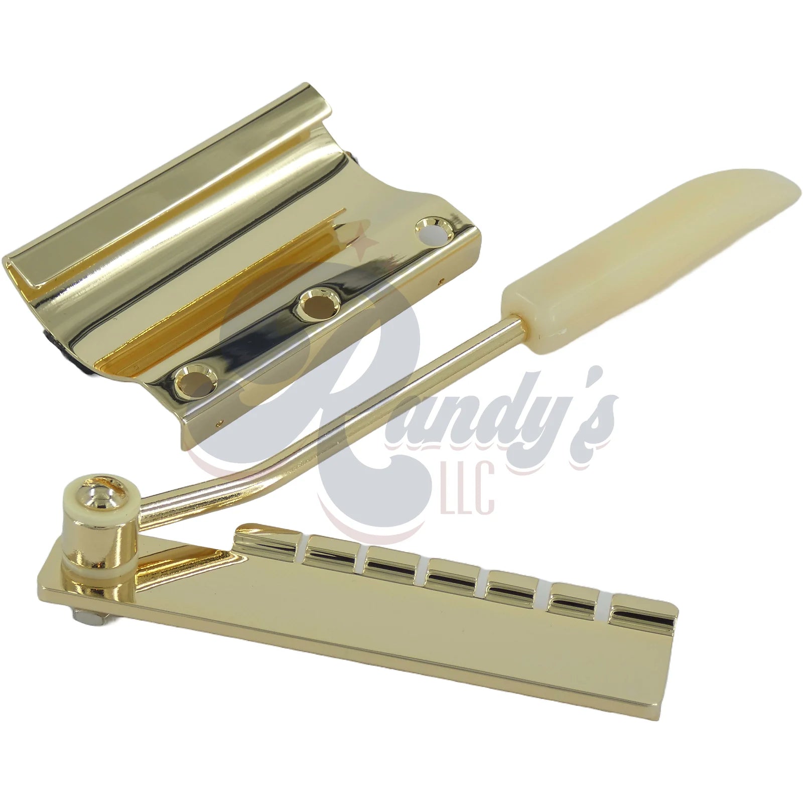 Advanced Plating | Maestro Lyre Vibrola Tremolo Tailpiece (10° Short Spring) - Fits Gibson® - Randy's LLC