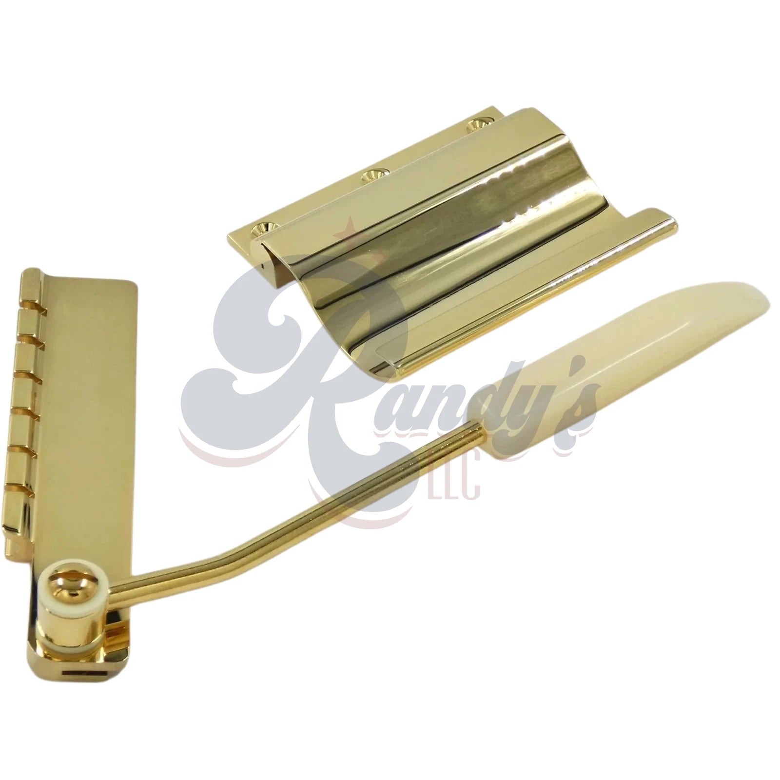 Advanced Plating | Maestro Lyre Vibrola Tremolo Tailpiece (14° Short Flange) - Fits Gibson® - Randy's LLC