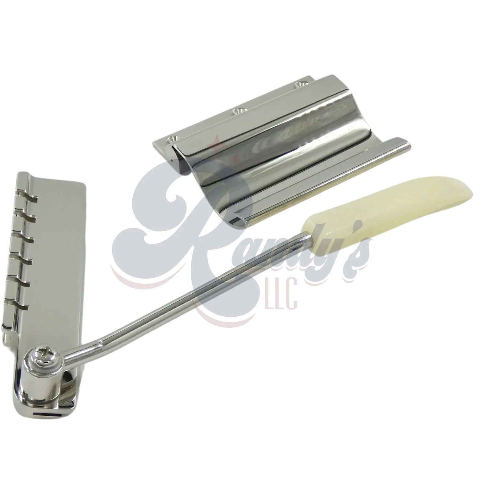 Advanced Plating | Maestro Lyre Vibrola Tremolo Tailpiece (14° Short Flange) - Fits Gibson® - Randy's LLC