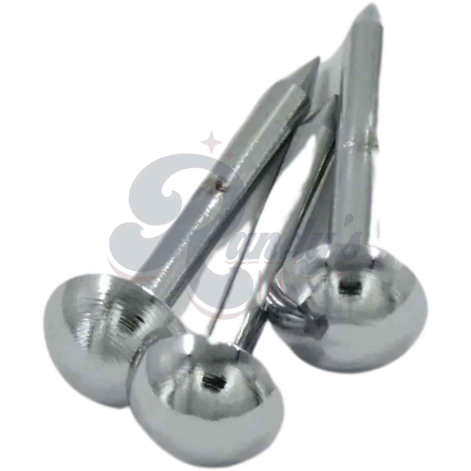 Advanced Plating | "Historic Series" '58 Flying V® String Plate Tailpiece Brads - Fits Gibson® - Randy's LLC