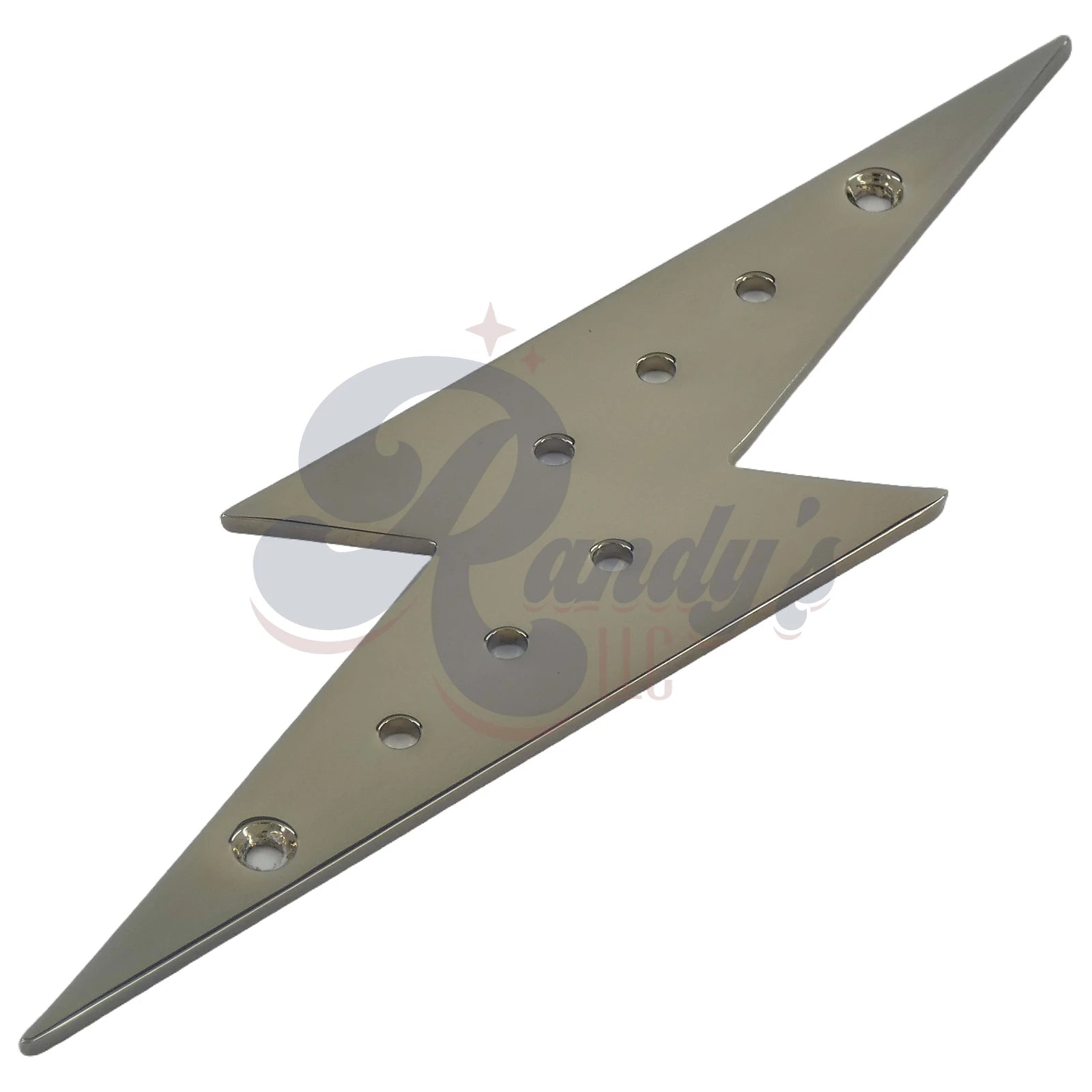 Advanced Plating | "Lightning Bolt" String Plate Tailpiece (NOS) - CLOSEOUT - Randy's LLC