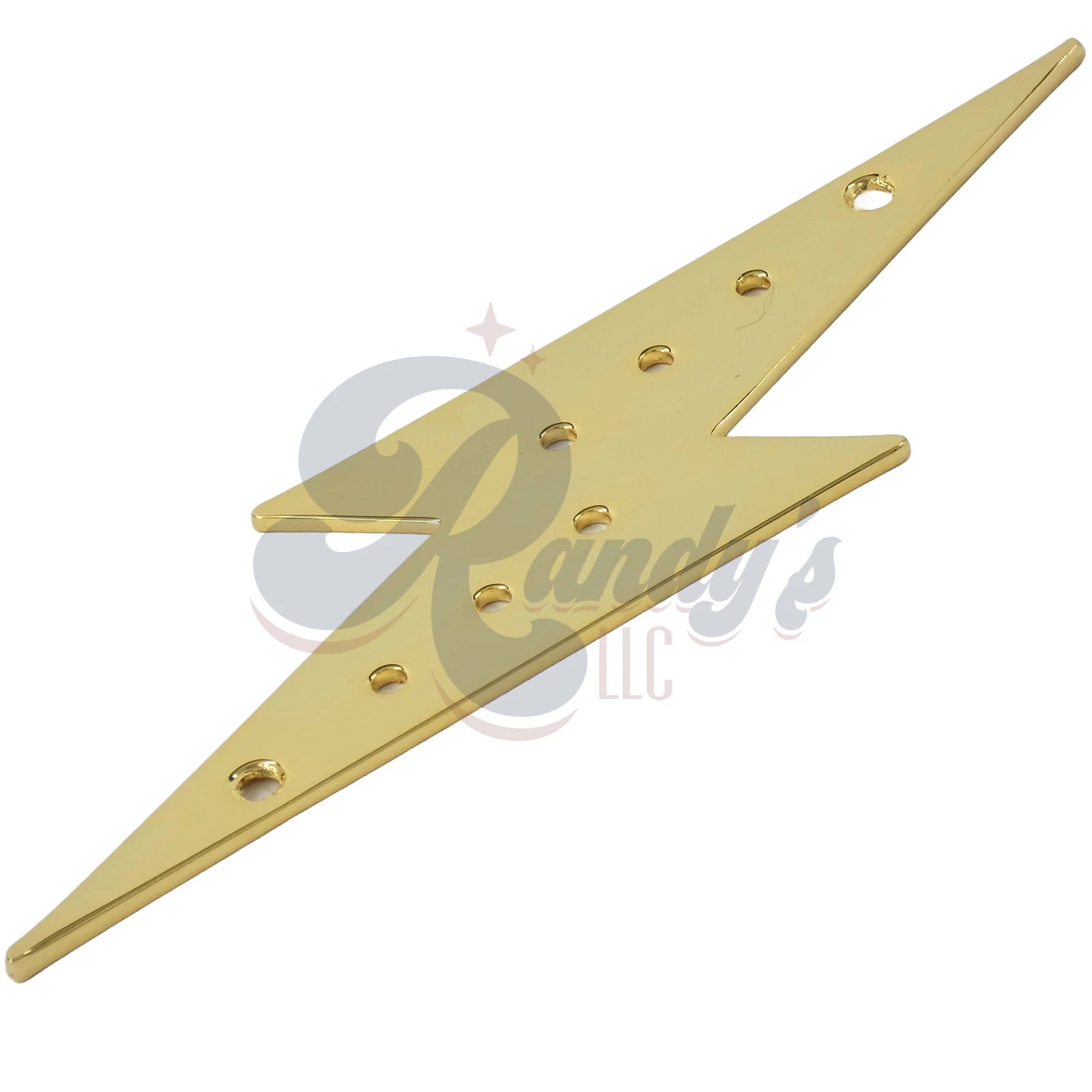Advanced Plating | "Lightning Bolt" String Plate Tailpiece (NOS) - Fits Gibson® SG-Z - Randy's LLC