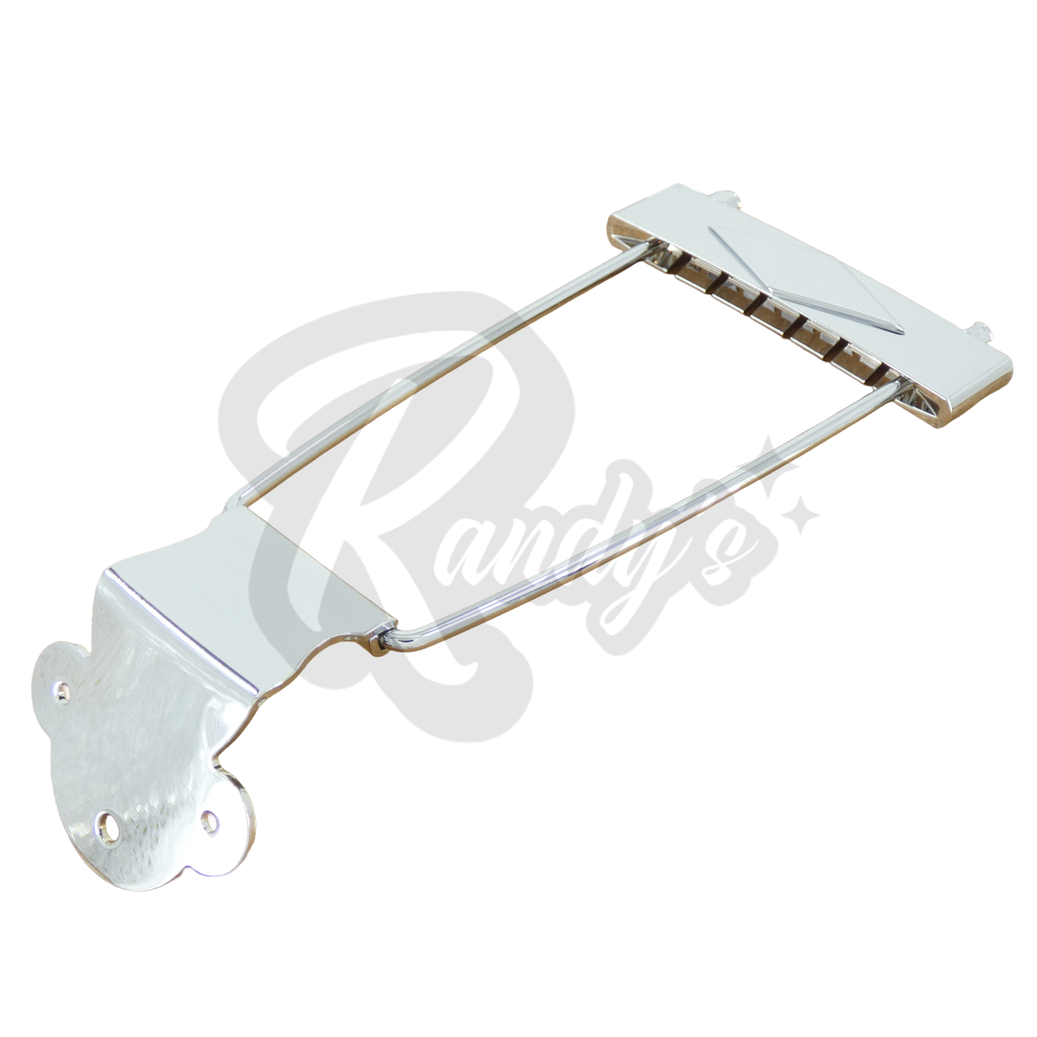 TP-70 Diamond Clover Archtop Trapeze Tailpiece (CNC) - Fits Gibson® ES-335 & Trini Lopez - Randy's LLC