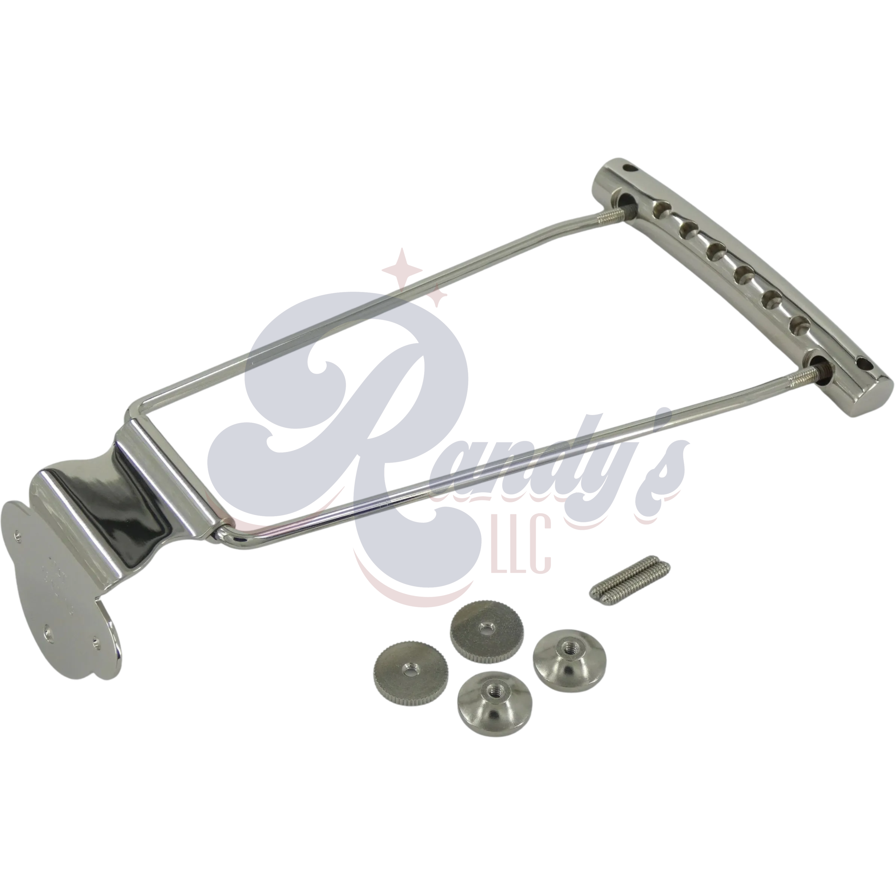 Advanced Plating (Historic Series) '52 Les Paul® "Trapeze" Tailpiece Assembly - Fits Gibson® - Randy's LLC