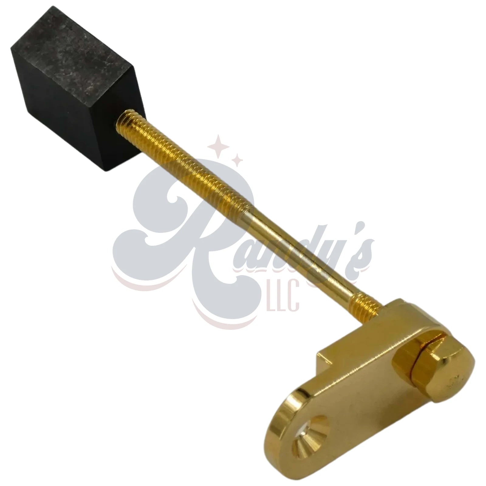 Advanced Plating | Hollowbody Pickguard Bracket Kit (Medium Foot) Gold - Fits Gibson® - Randy's LLC