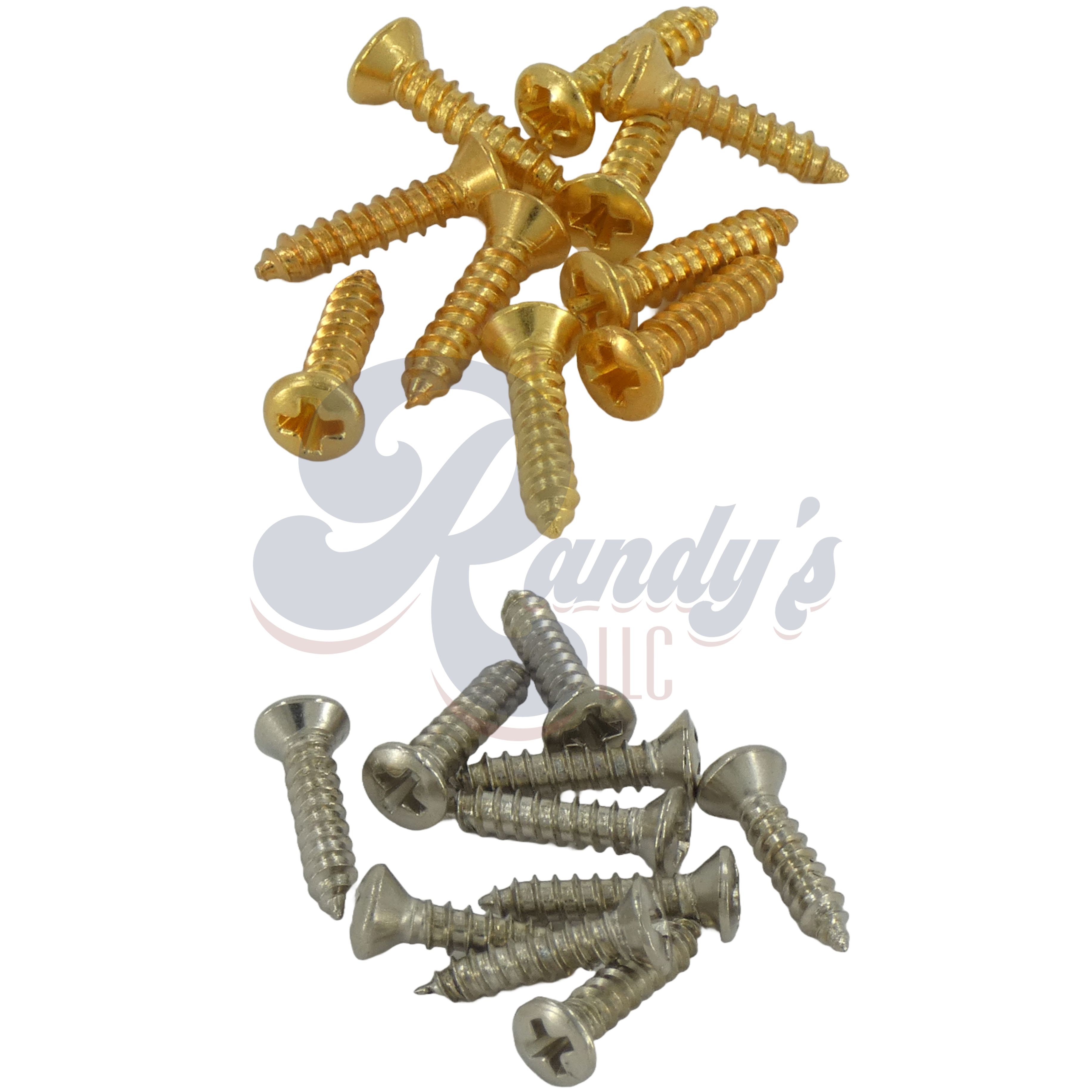 Advanced Plating | Pickguard Screws (10-Pack) Large - Fits Fender® - Randy's LLC