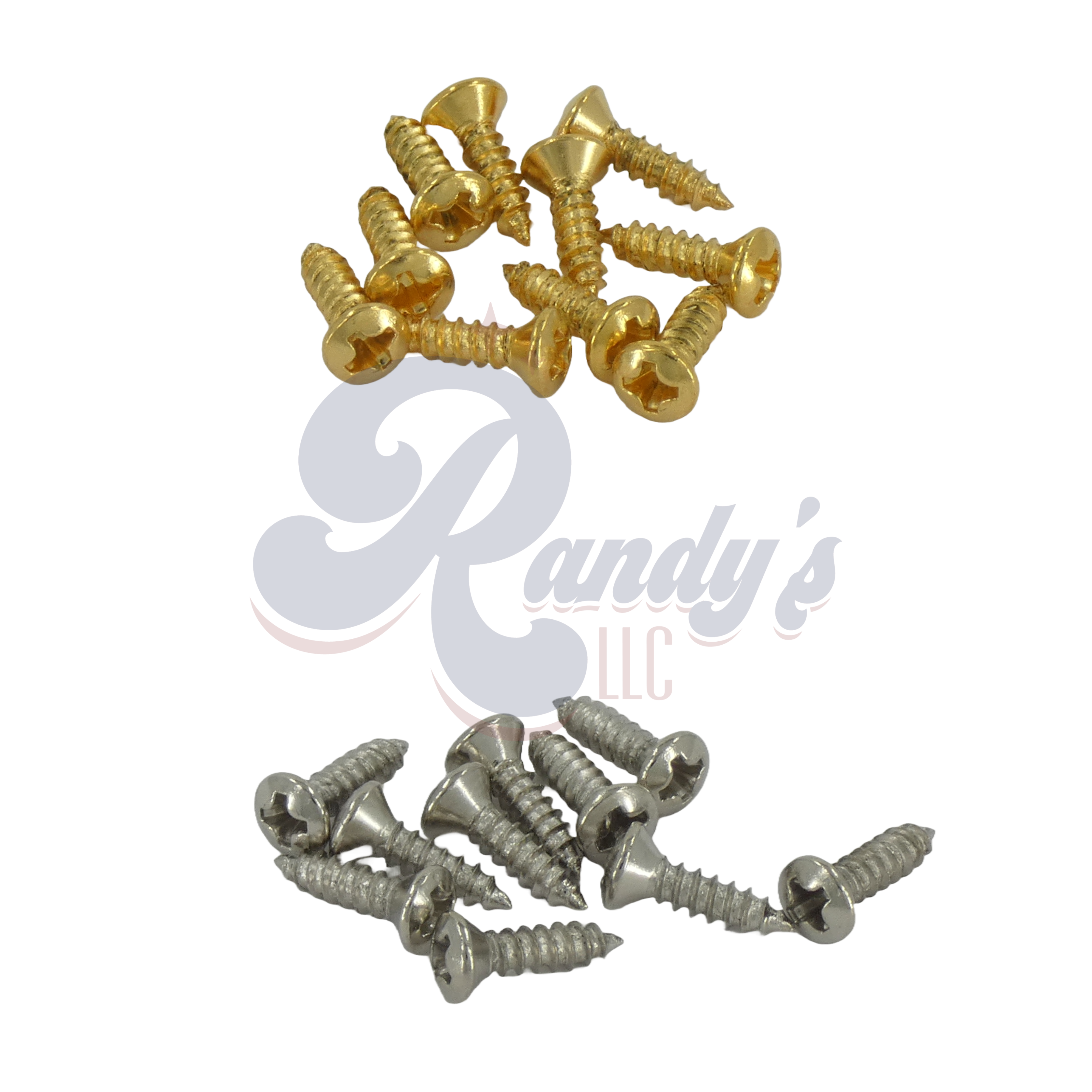 Advanced Plating (Contemporary Series) Pickguard Screws (10-Pack) Small - Fits Gibson® - Randy's LLC