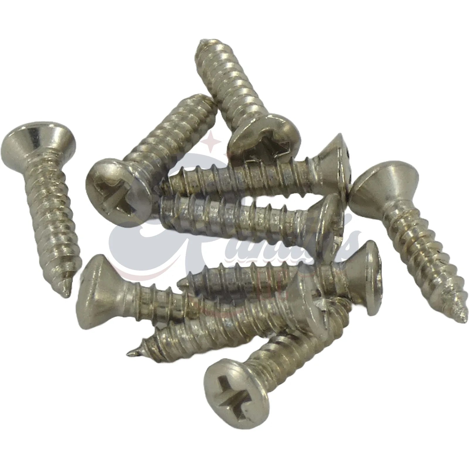 Advanced Plating | Pickguard Screws (10-Pack) Large - Fits Fender® - Randy's LLC