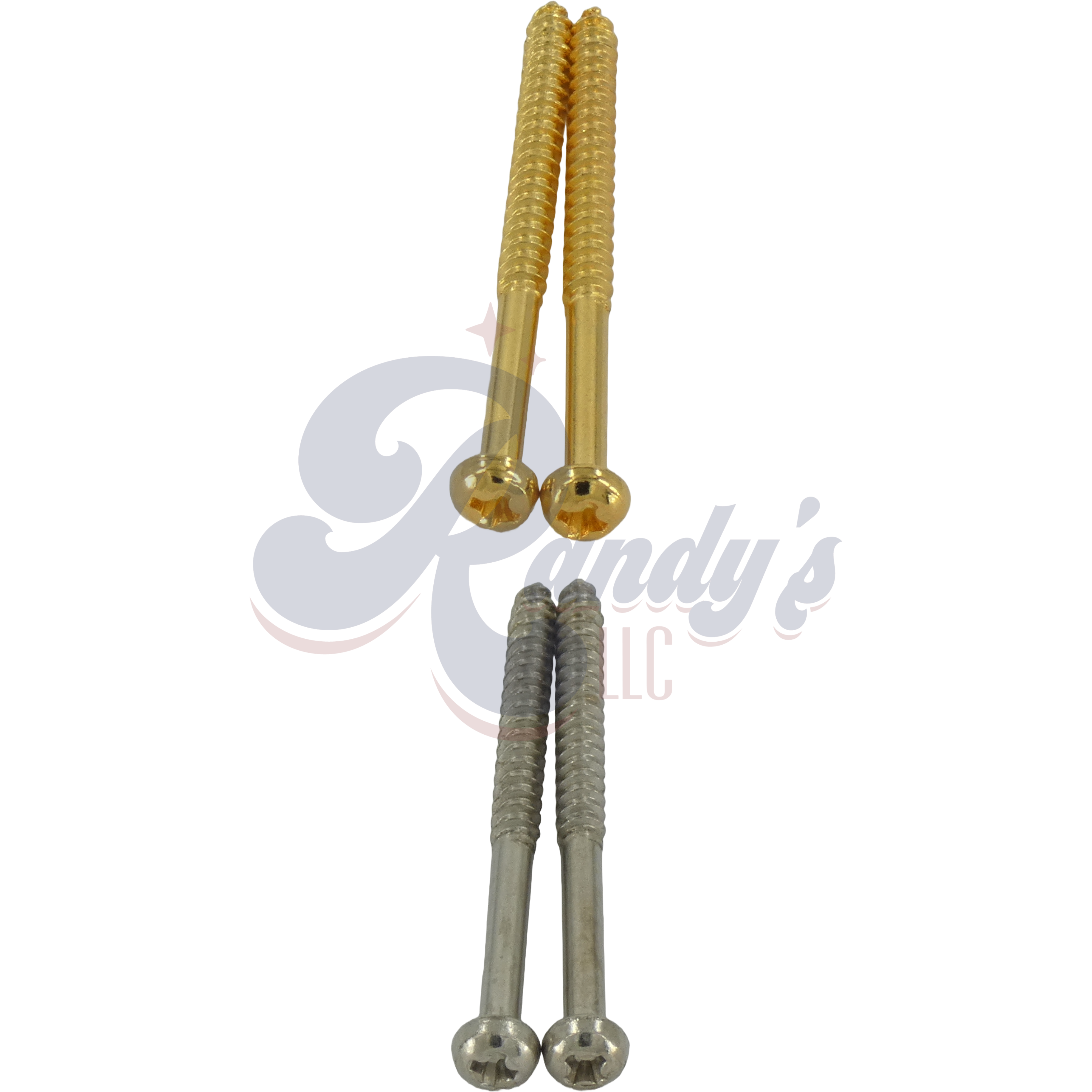 Advanced Plating | Soapbar P-90/Thunderbird Bass Pickup Mounting Screws (2-Pack) - Fits Gibson® - Randy's LLC