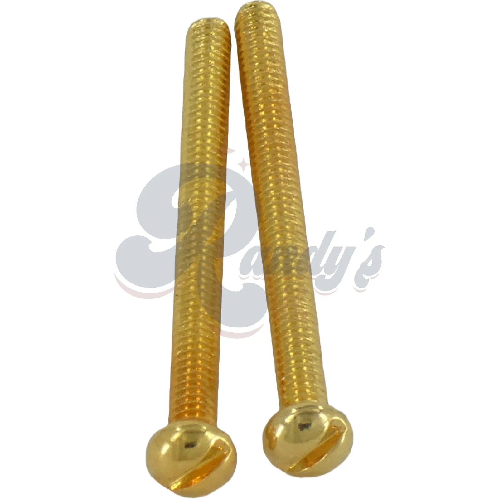 Advanced Plating (Historic Series) Humbucker Height Adjustment Mounting Bolts - Historic Slotted - Long (2-Pack) - Fits Gibson® - Randy's LLC