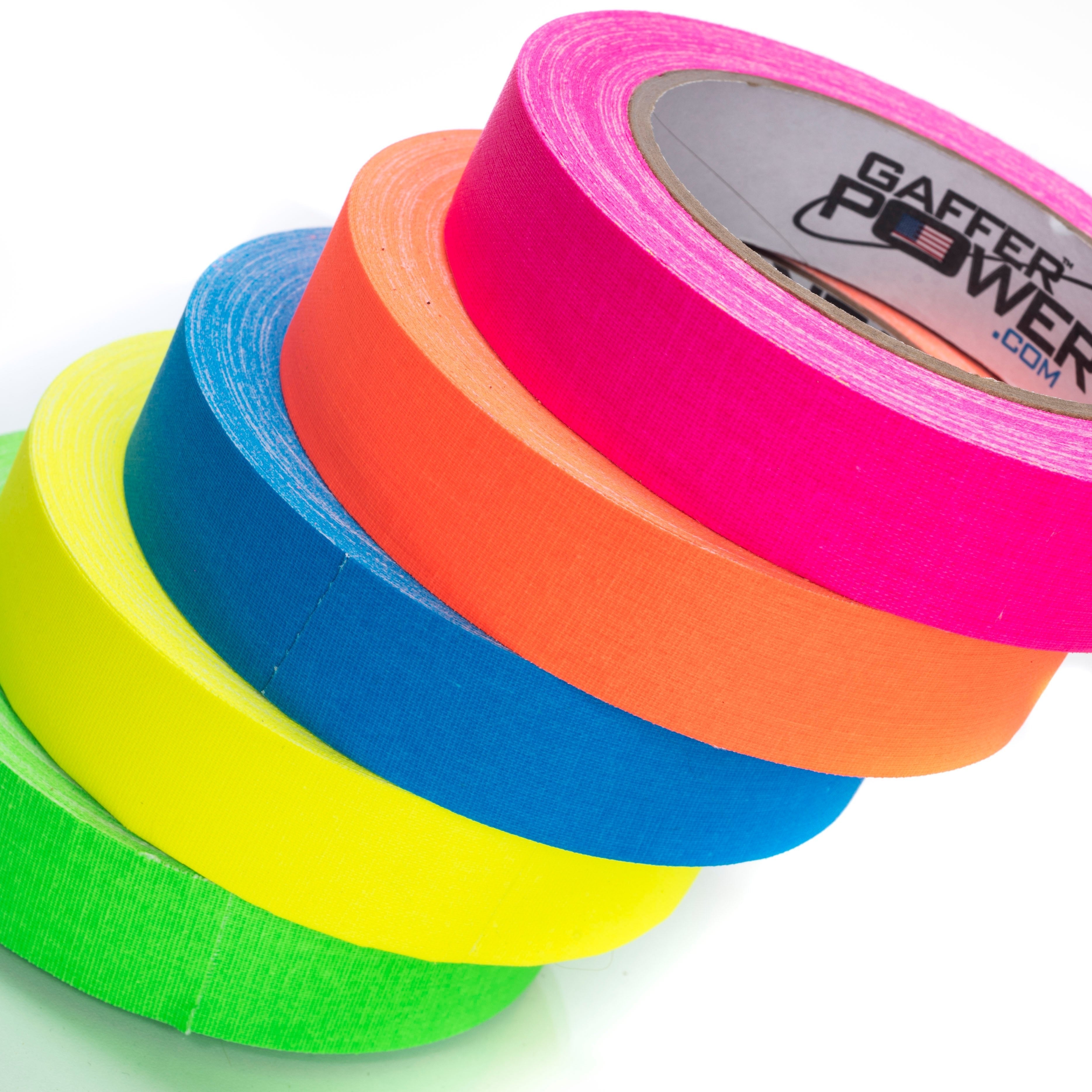Gaffer Tape — Fluoro 5-Pack, 1" x 20yd - Randy's LLC