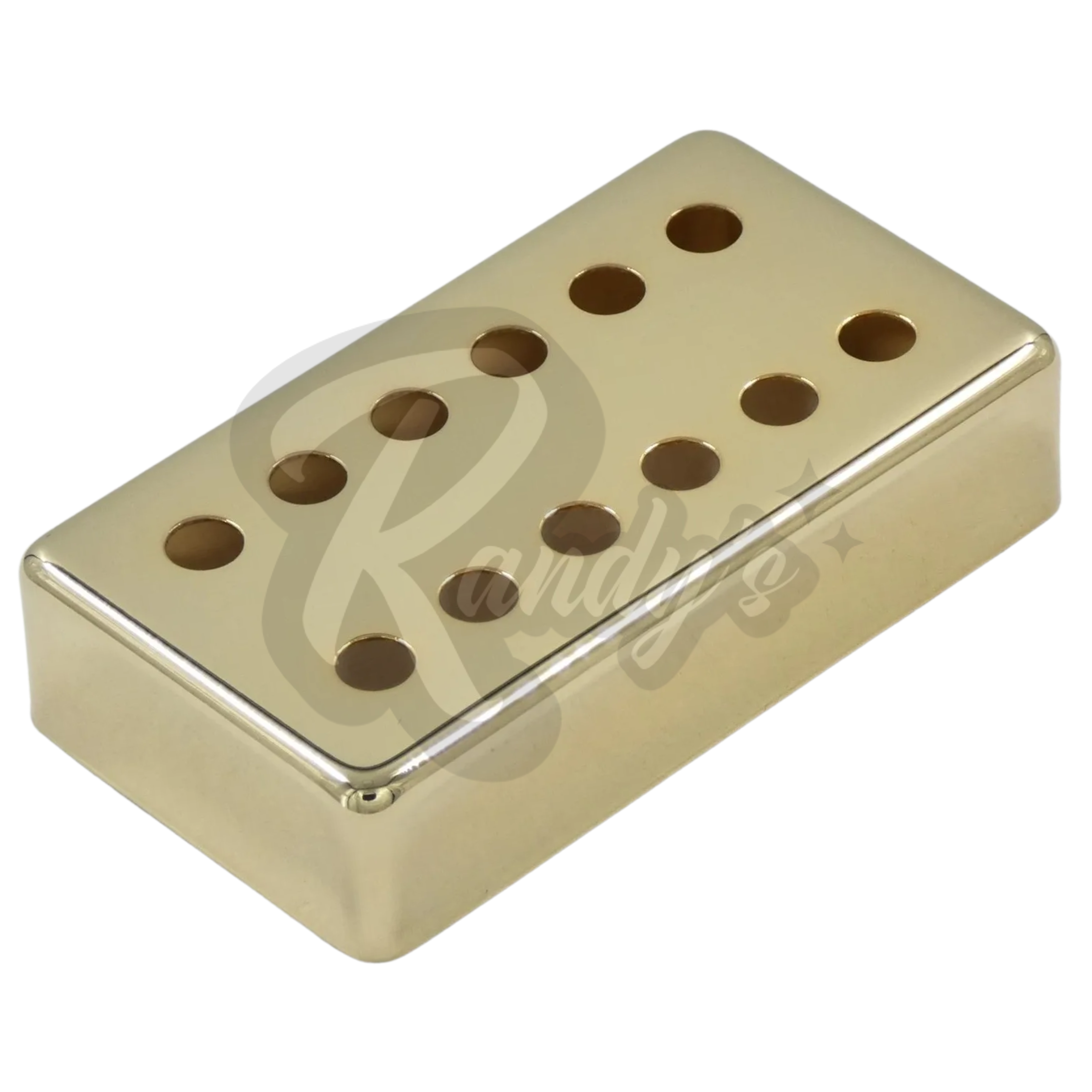 6x6 Double-Row Humbucker Pickup Cover (49mm) - Fits Gibson® Dirty Fingers® - Randy's LLC