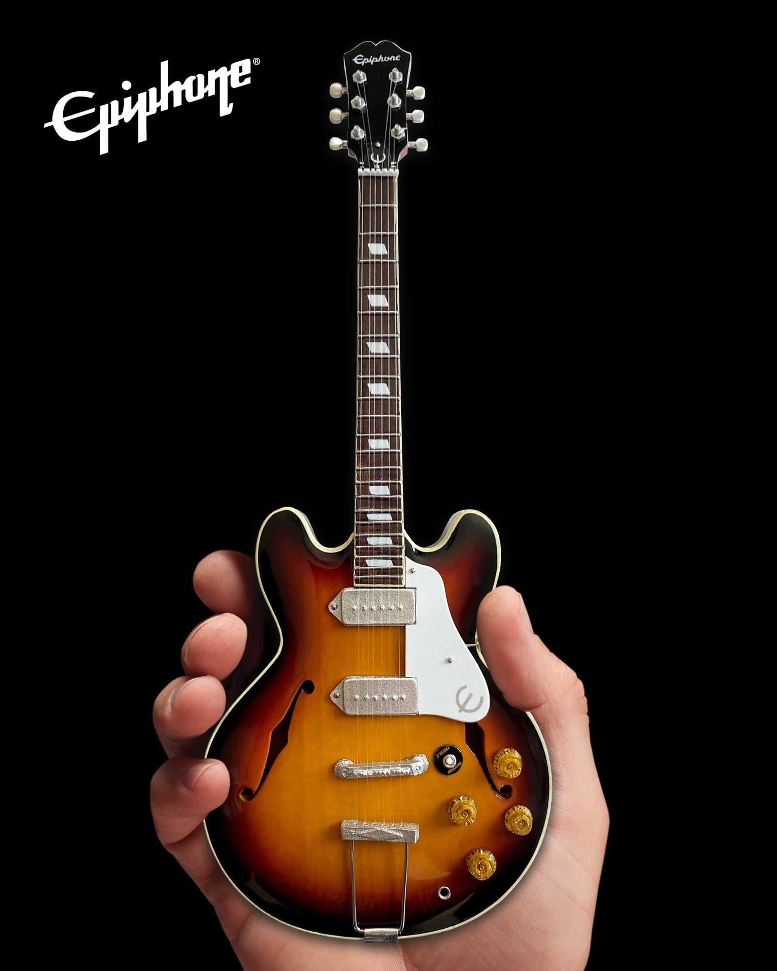Epiphone 1965 Casino Sunburst 1:4 Scale Miniature Guitar Model - Randy's LLC