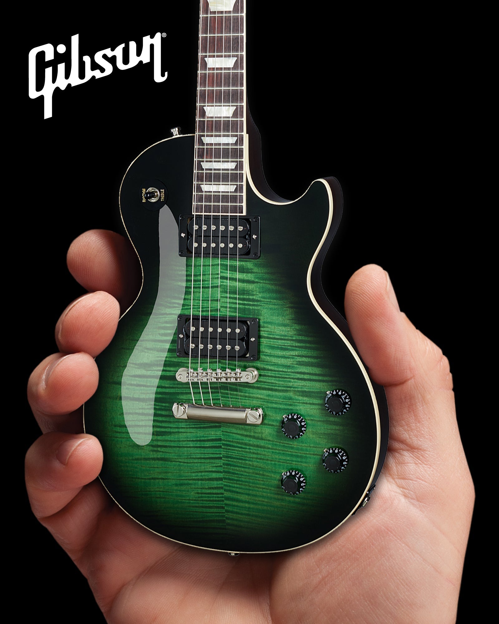 Slash Gibson Les Paul Standard Anaconda Burst 1:4 Scale Mini Guitar Model - Randy's LLC