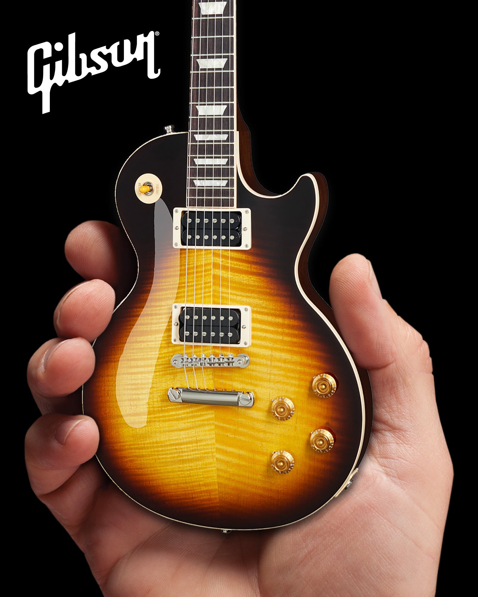 Slash Gibson Les Paul Standard November Burst 1:4 Scale Mini Guitar Model - Randy's LLC