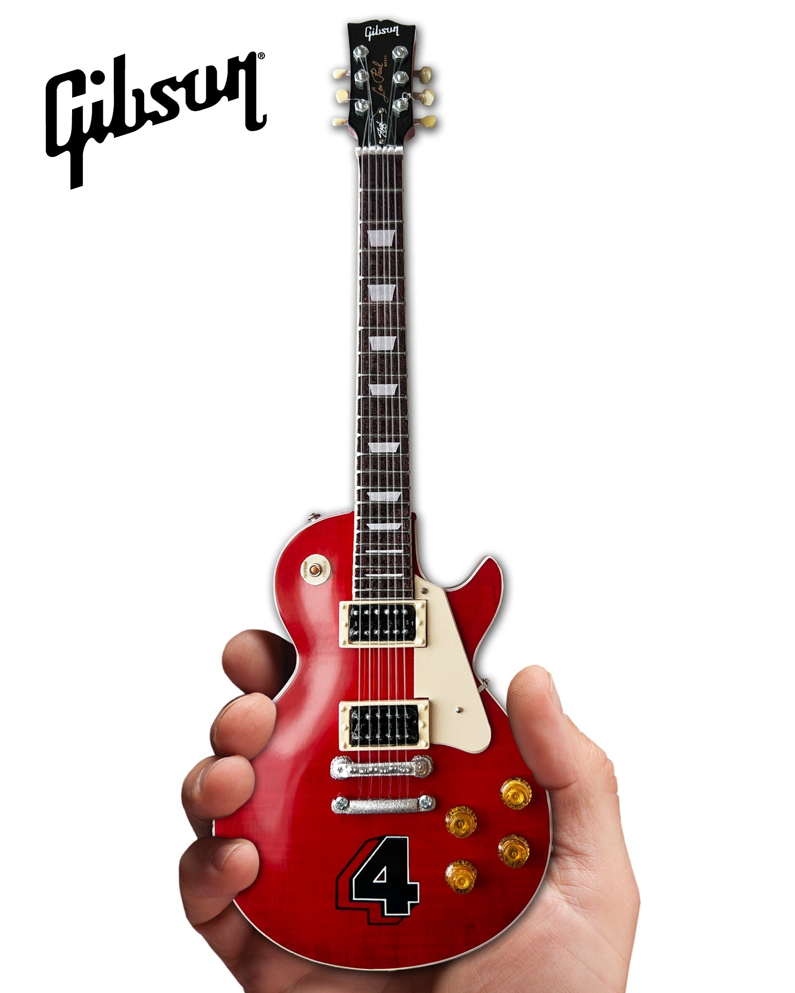 Slash Gibson Les Paul Standard Translucent Cherry Limited 4 Album Edition Mini Guitar Model - Randy's LLC