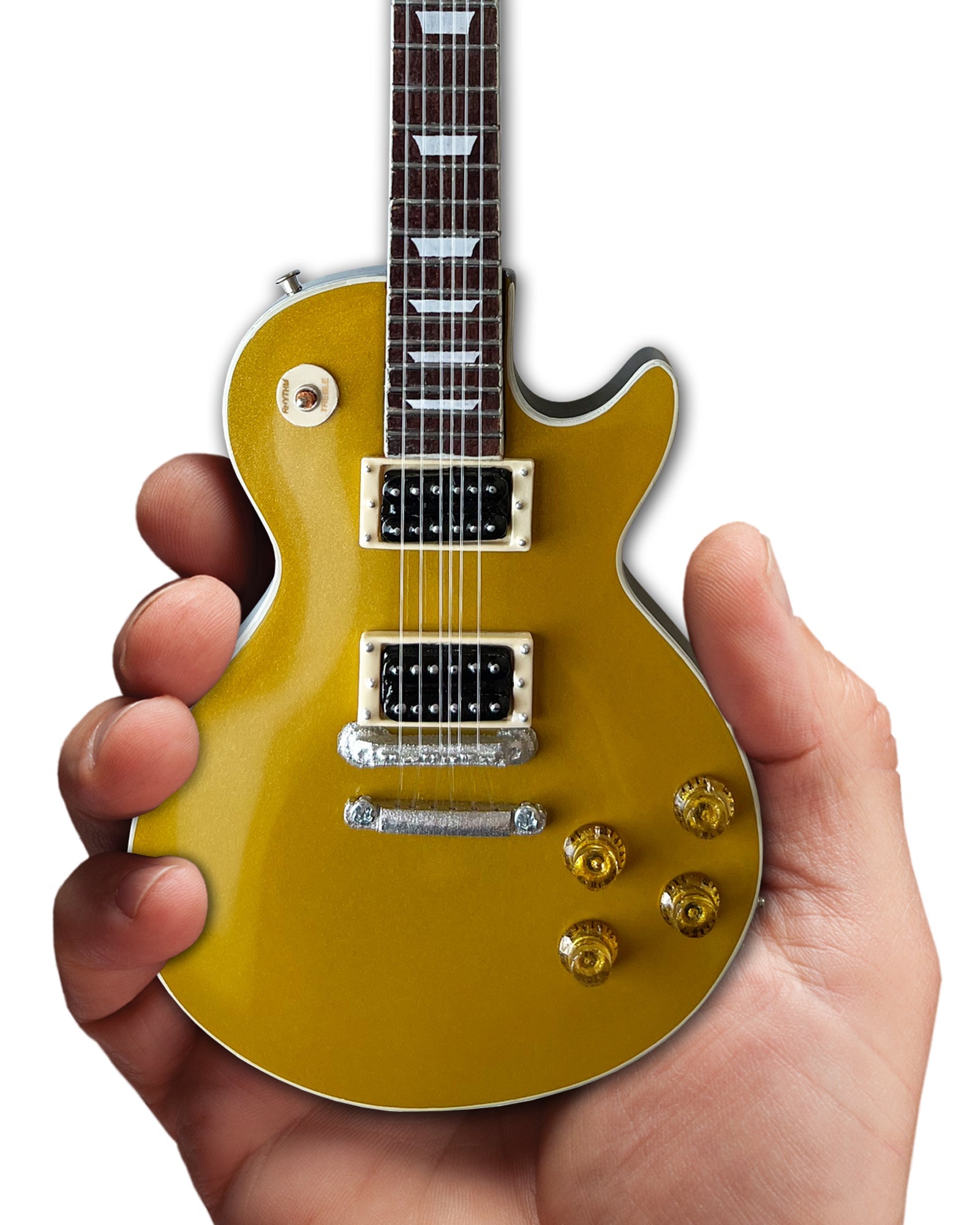 Slash Gibson Les Paul Standard “Victoria” Goldtop Miniature Guitar Model - Randy's LLC
