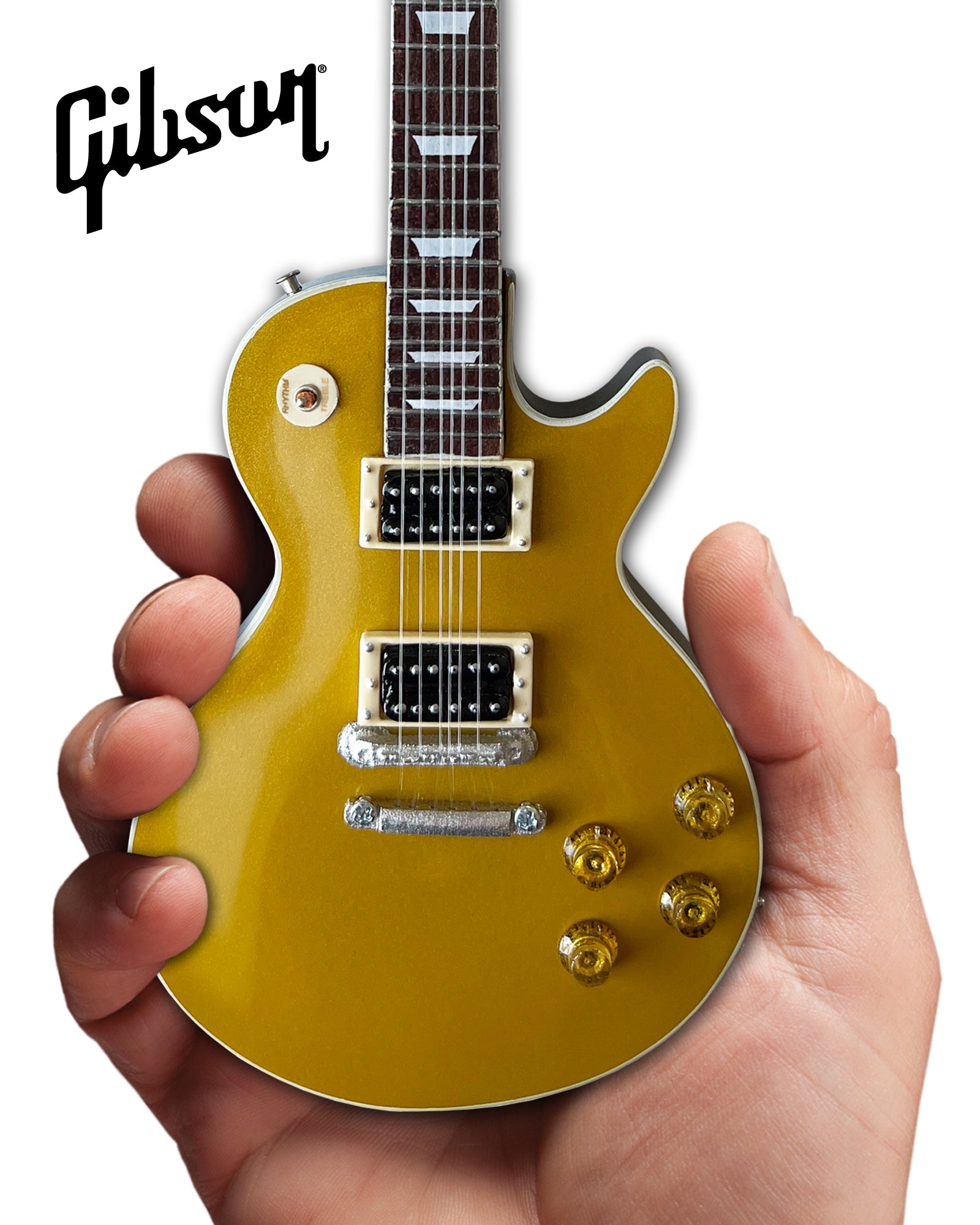 Slash Gibson Les Paul Standard “Victoria” Goldtop Miniature Guitar Model - Randy's LLC