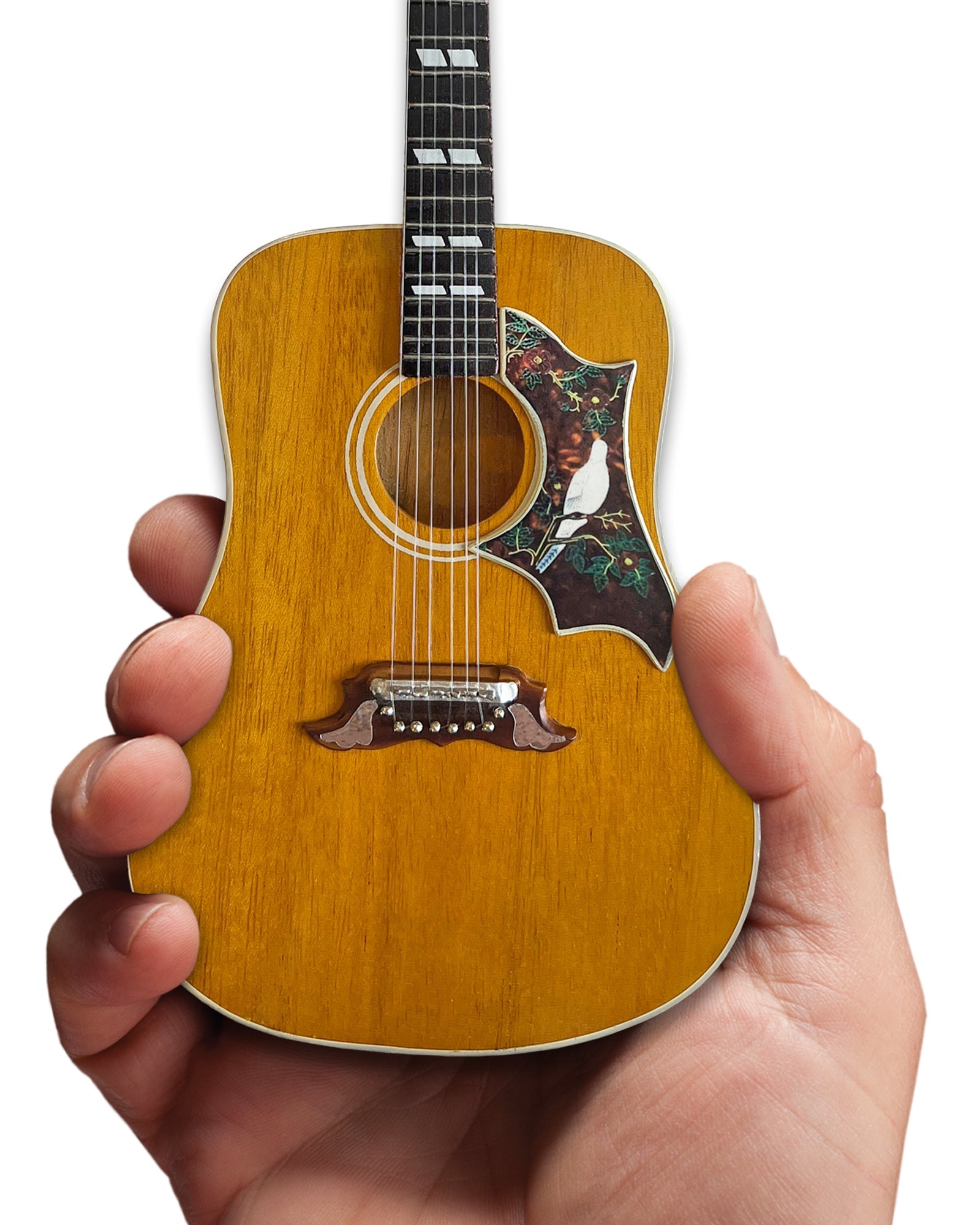 Gibson Dove Original Acoustic 1:4 Scale Mini Guitar Model - Antique Natural - Randy's LLC