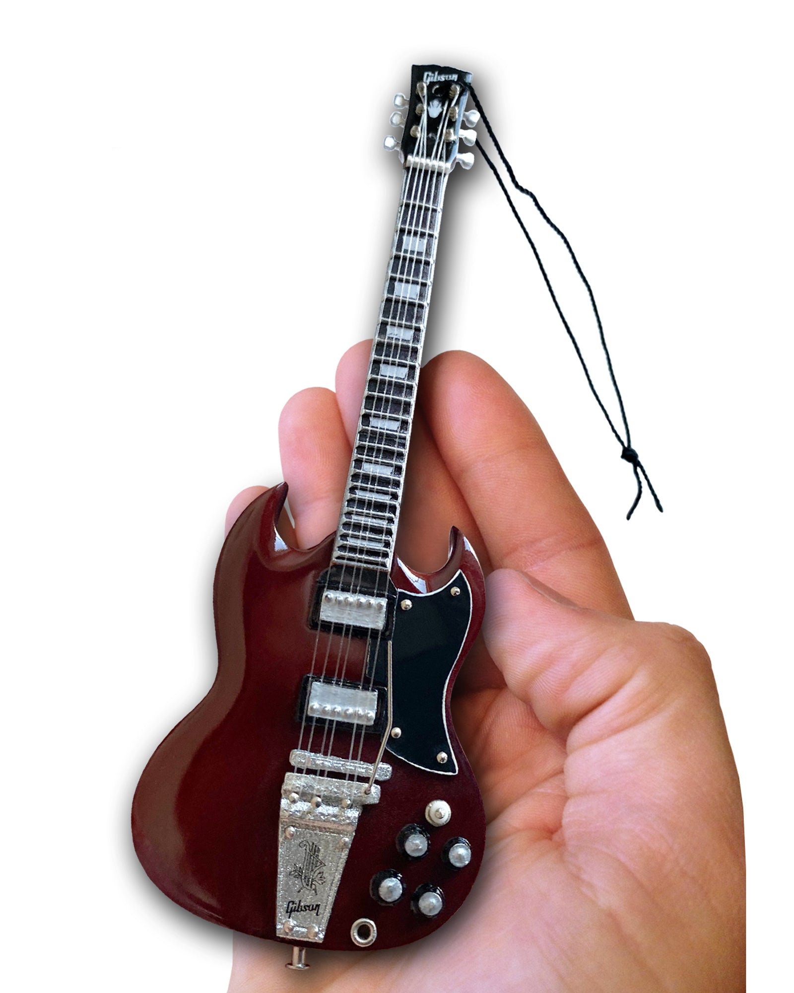 6" Gibson 1964 SG Standard Cherry Guitar Holiday Ornament - Randy's LLC