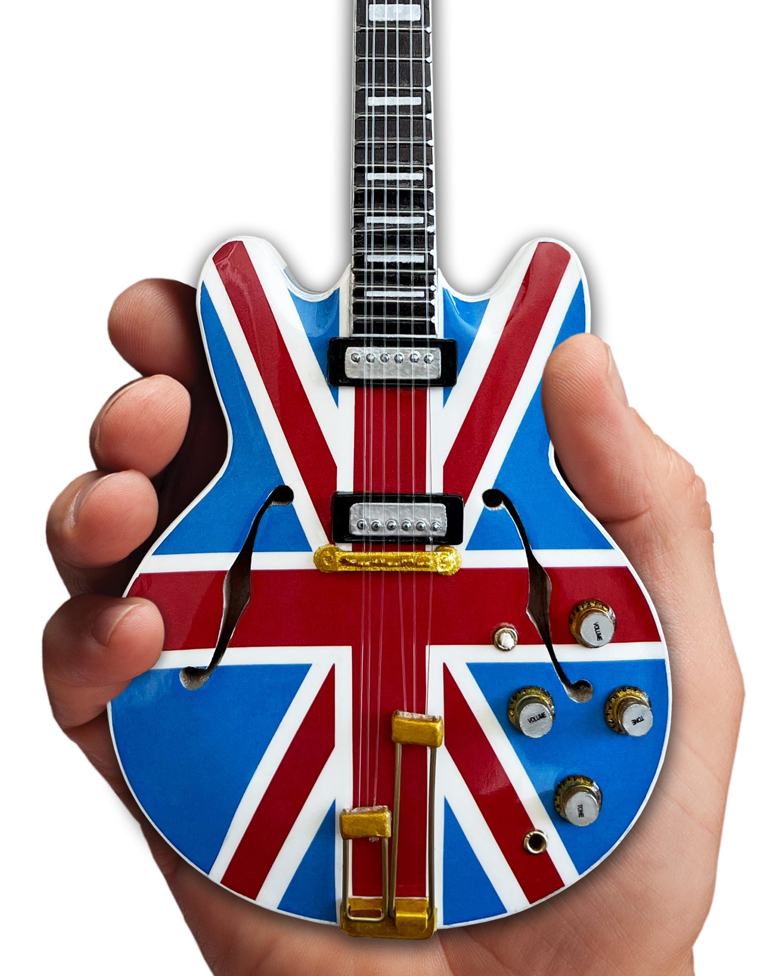 Epiphone® "Union Jack Sheraton” Casino 1:4 Scale Mini Guitar Model - Randy's LLC