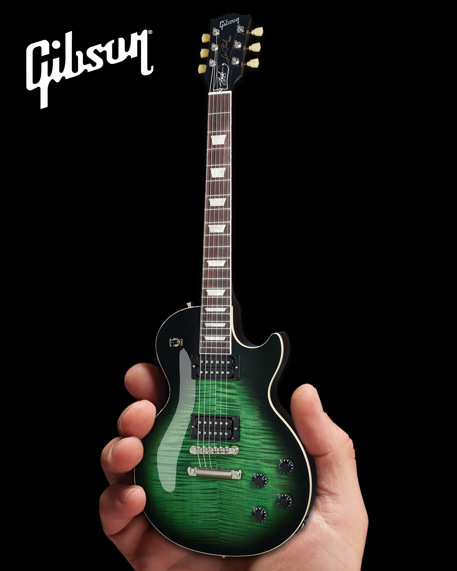 Slash Gibson Les Paul Standard Anaconda Burst 1:4 Scale Mini Guitar Model - Randy's LLC