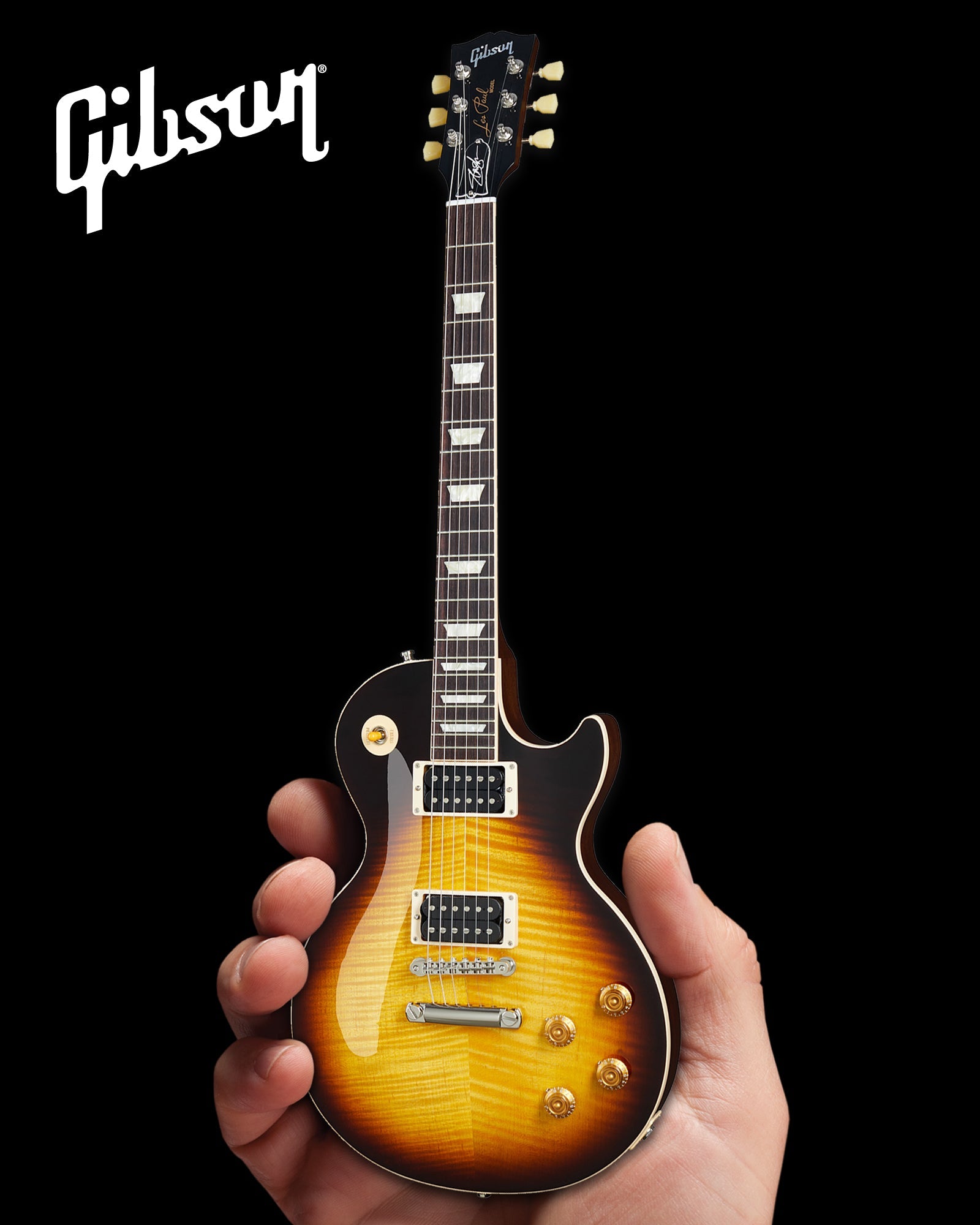 Slash Gibson Les Paul Standard November Burst 1:4 Scale Mini Guitar Model - Randy's LLC