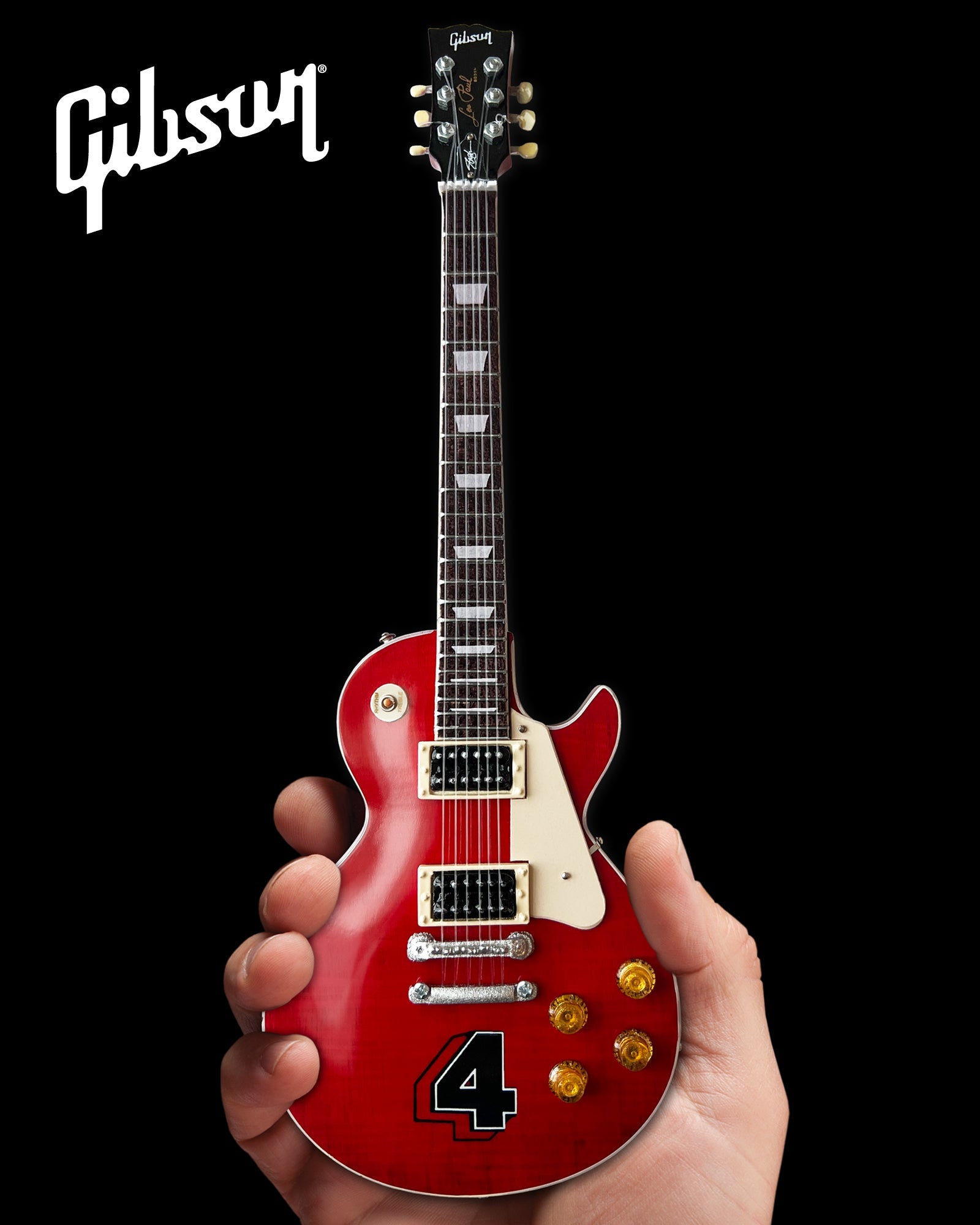 Slash Gibson Les Paul Standard Translucent Cherry Limited 4 Album Edition Mini Guitar Model - Randy's LLC