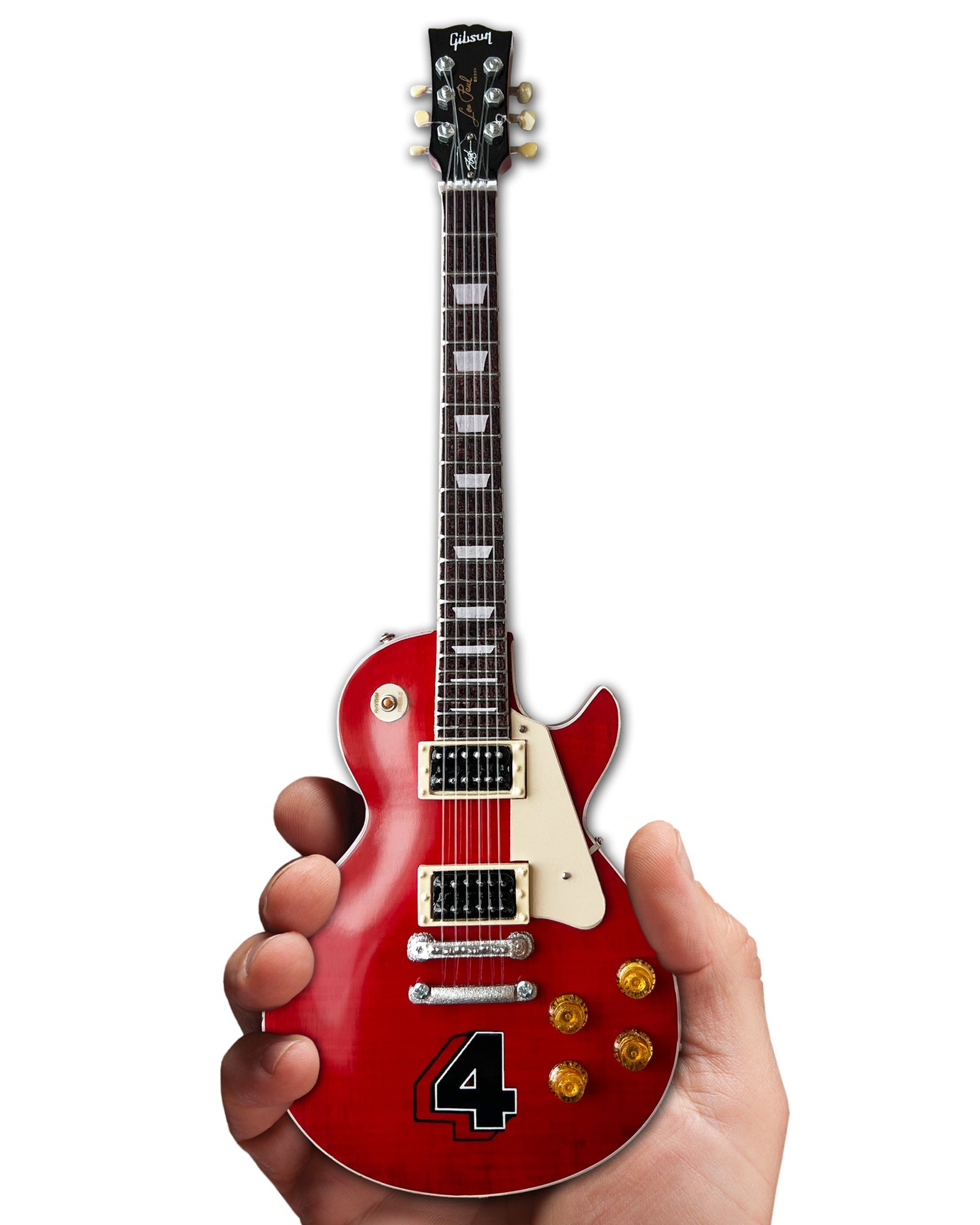 Slash Gibson Les Paul Standard Translucent Cherry Limited 4 Album Edition Mini Guitar Model - Randy's LLC