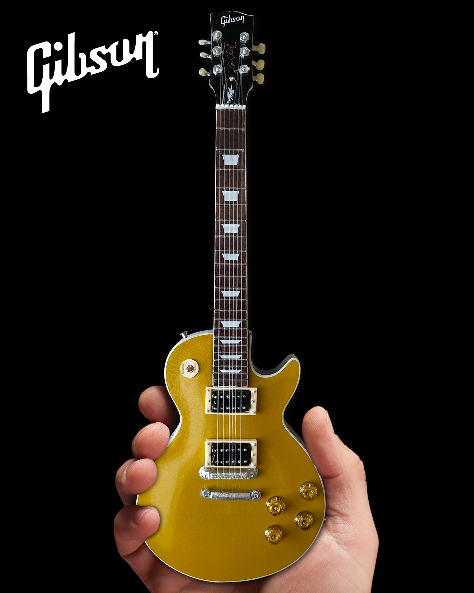Slash Gibson Les Paul Standard “Victoria” Goldtop Miniature Guitar Model - Randy's LLC