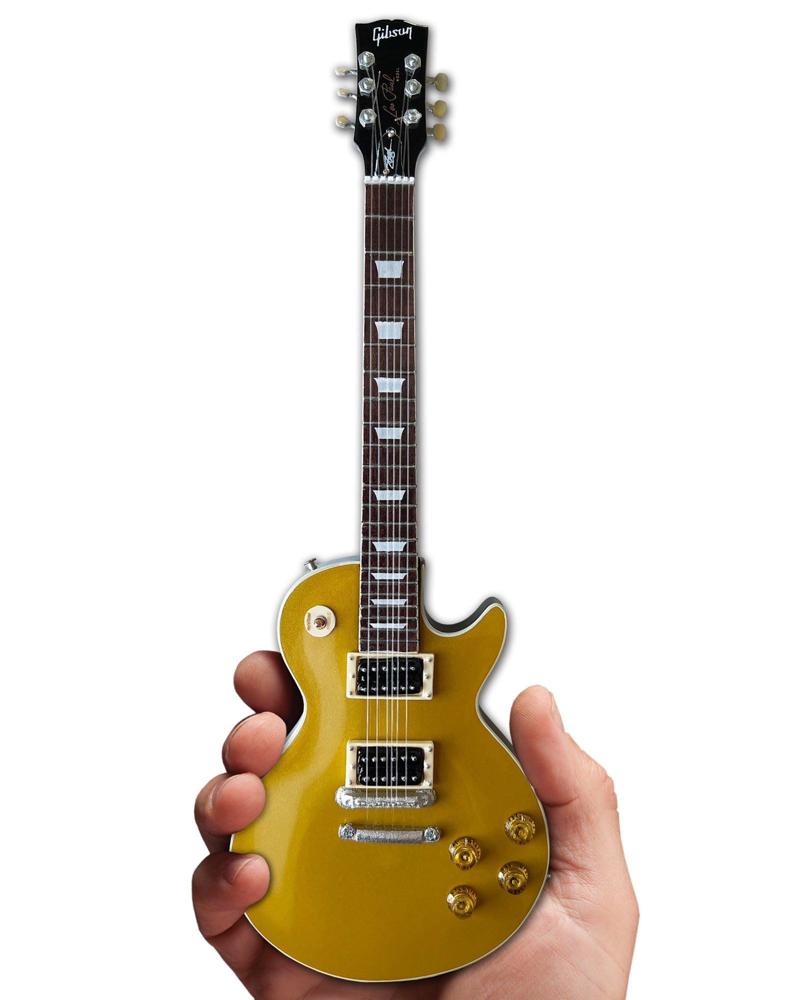 Slash Gibson Les Paul Standard “Victoria” Goldtop Miniature Guitar Model - Randy's LLC
