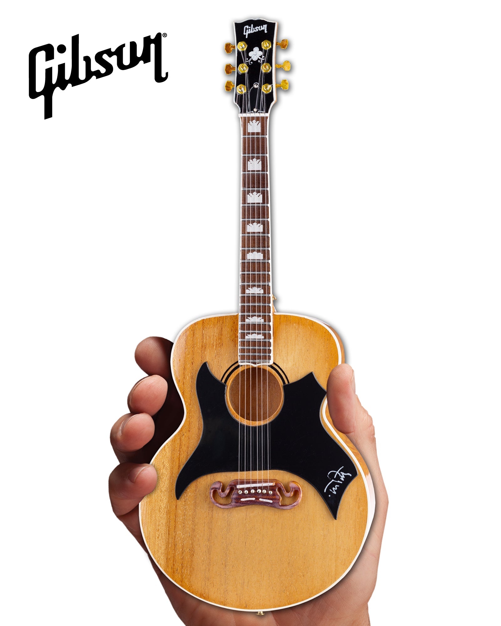 Tom Petty Gibson SJ-200 Wildflower - Antique Natural Miniature Guitar Model - Randy's LLC
