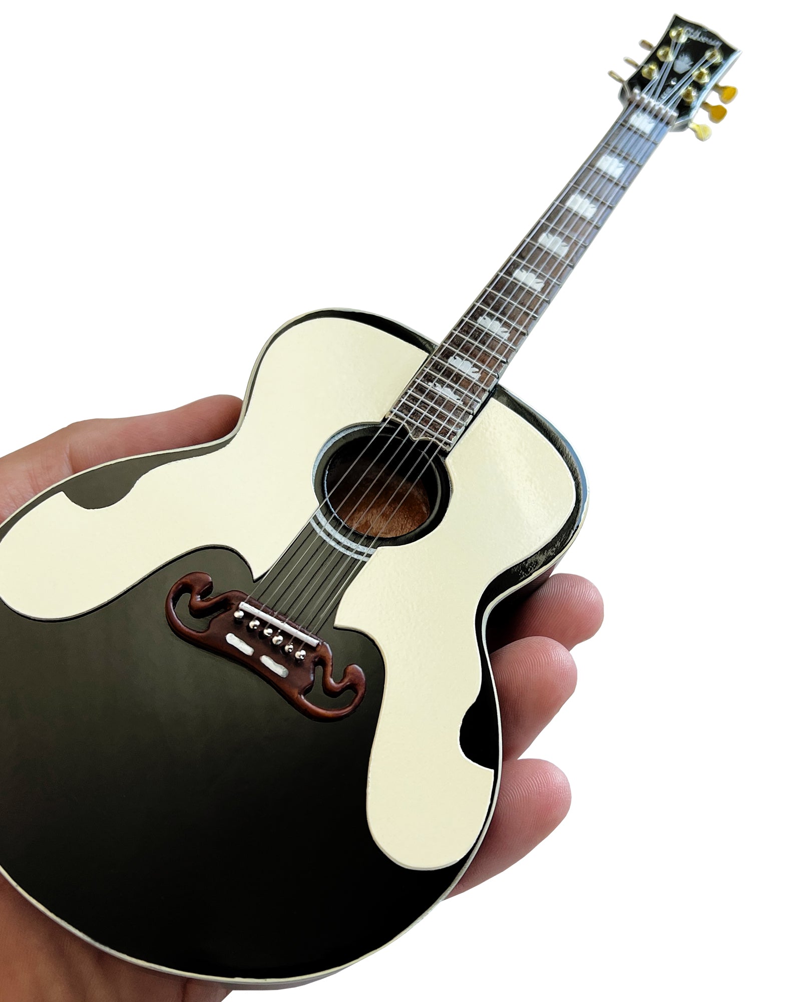 The Everly Brothers Gibson SJ-200 Signature Ebony Mini Guitar Model - Randy's LLC